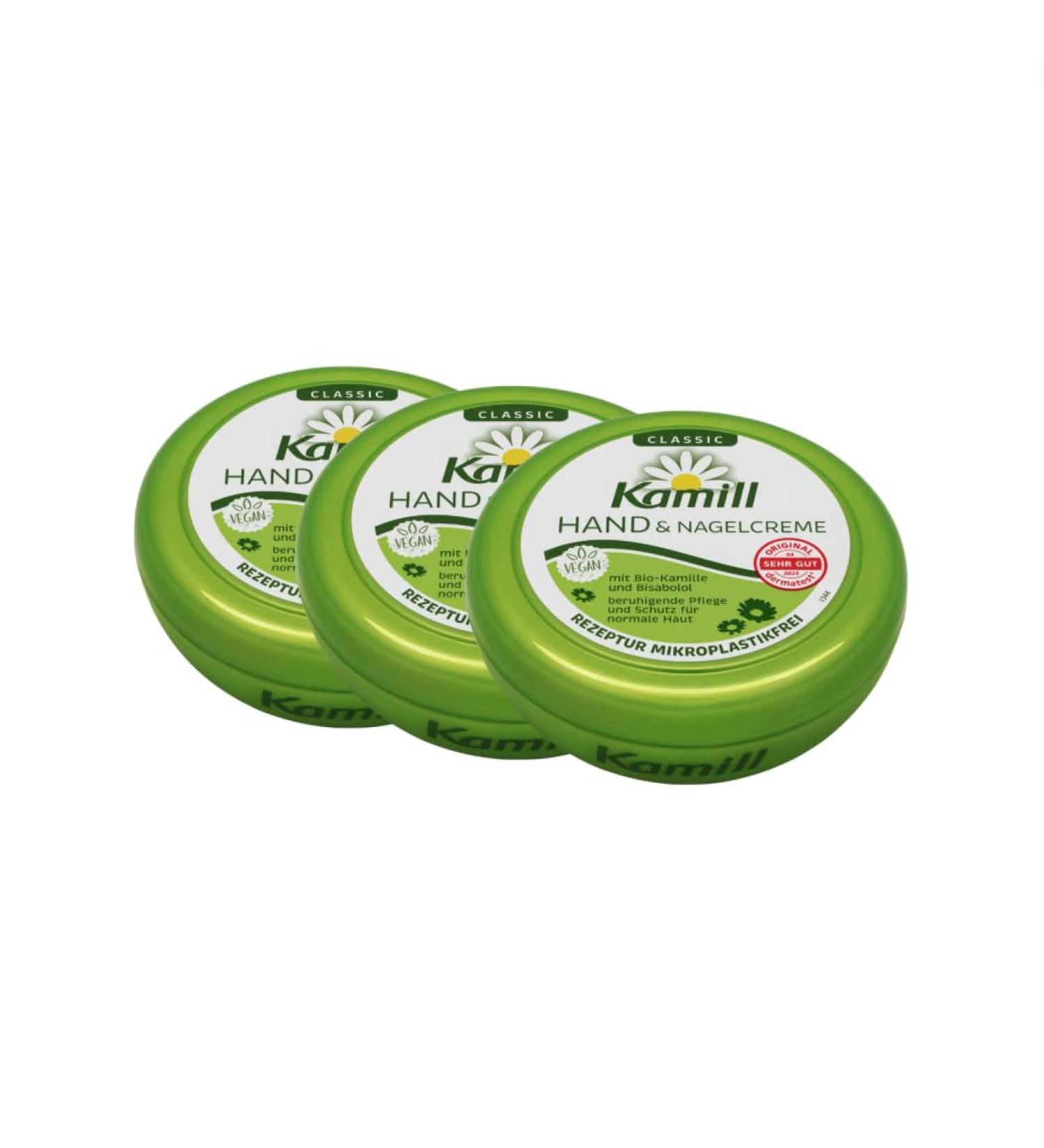 Burnus Kamill Organic Chamomile Moisturizing and Nourishing Cream No Dyes Animal Ingredients & Microplastics 150ml (Pack of 3) - Buy Online on GoSupps.com