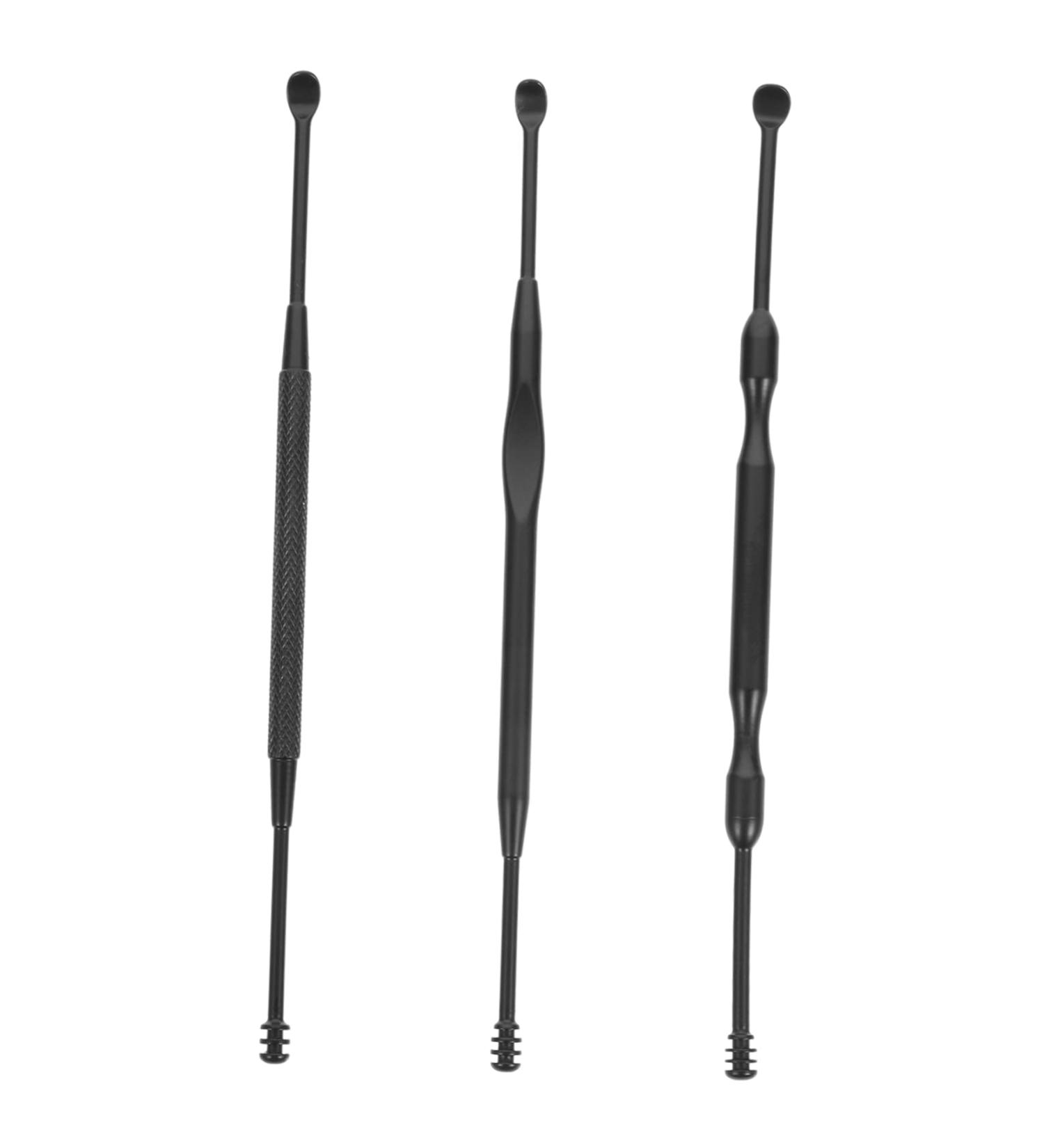 PLAFOPE Ear Pick Set Dual Use Ear Cleaner Brush and Wax Removal Stick for Home Portable Pumice Stone Accessory included - Buy Online on GoSupps.com