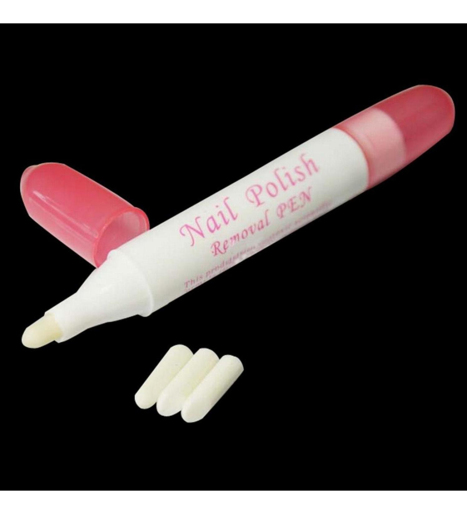 CreazyBee Nail Art Corrector Pen with 3 Tips - Nail Polish Cleaner for Manicure Mistakes - Buy Online on GoSupps.com
