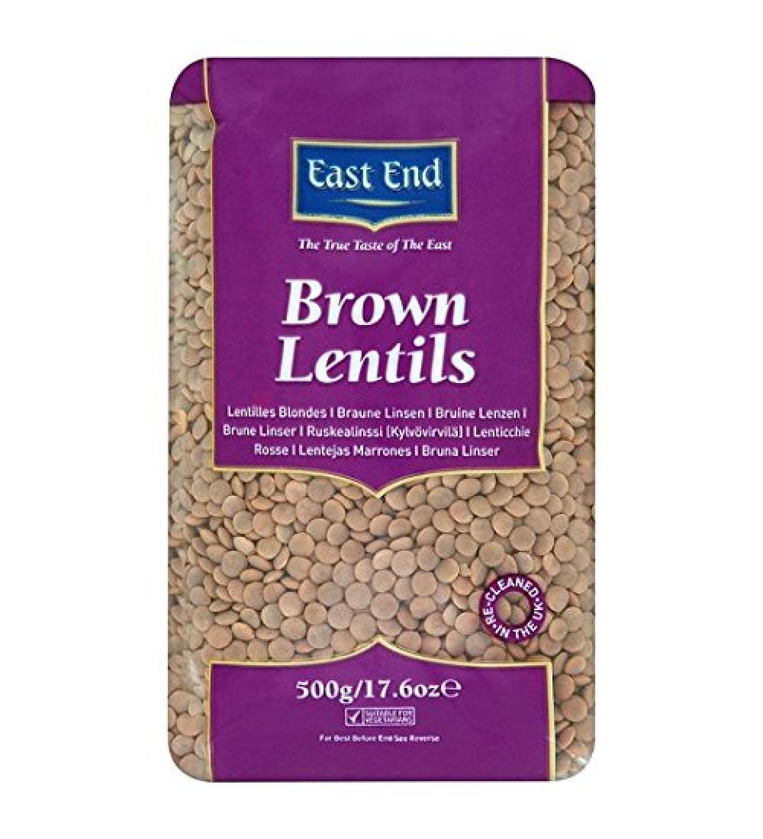 East End Brown Lentils 500G