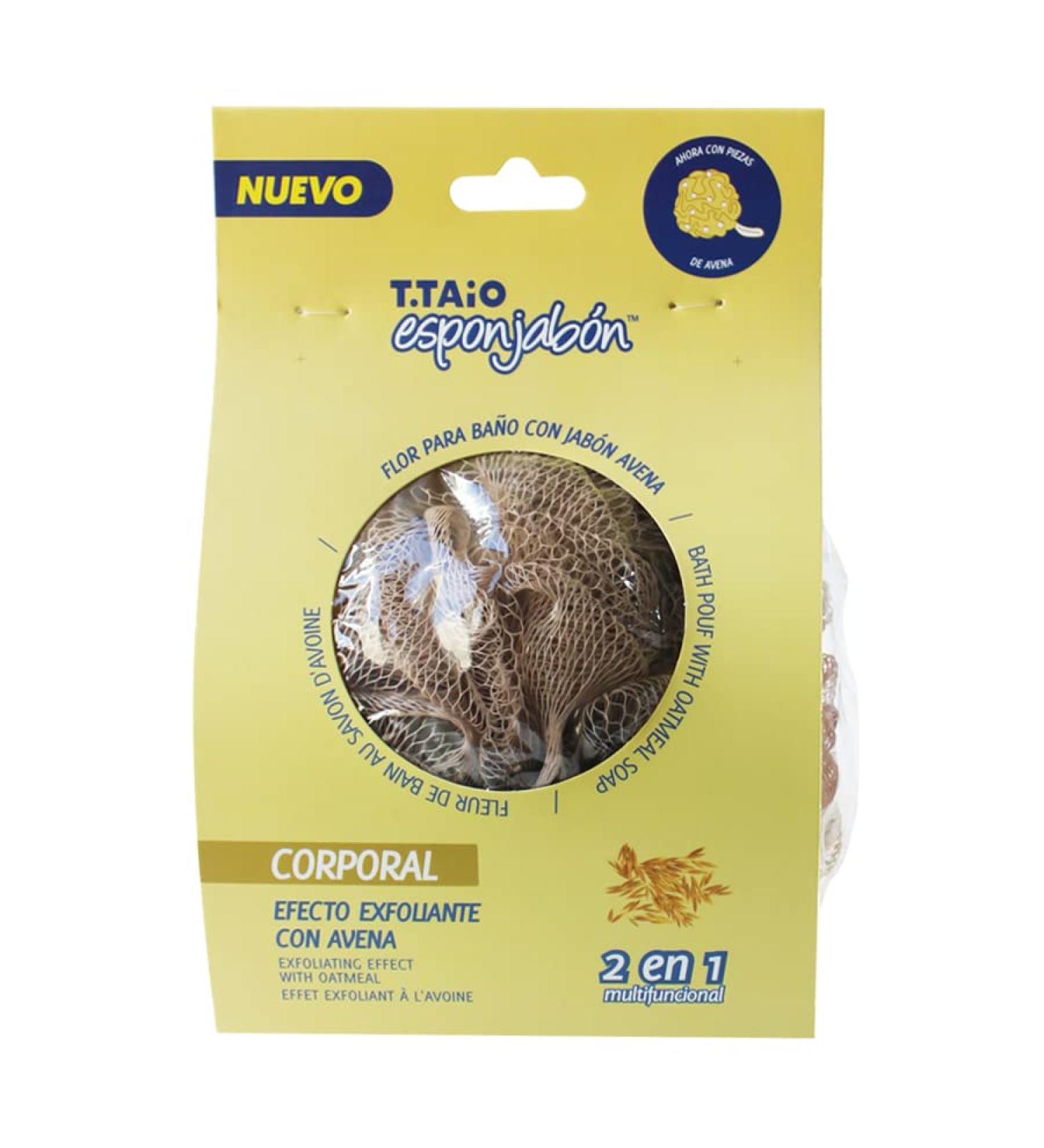 Bath Sponge with Integrated Soap (Avena)