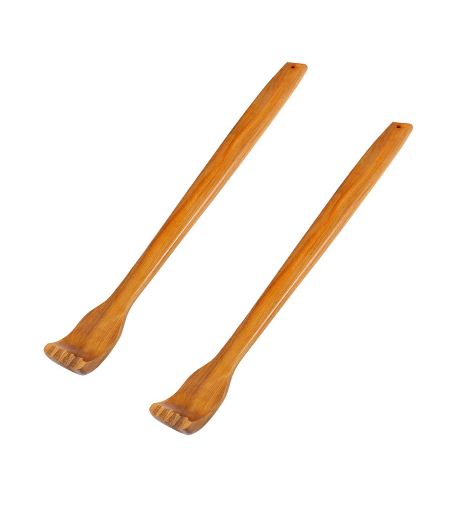 Beaupretty 2-in-1 Wooden Massage Device | Travel Itch Relief & Back Scratching Tool | Fragrant Wood Design - Buy Online on GoSupps.com