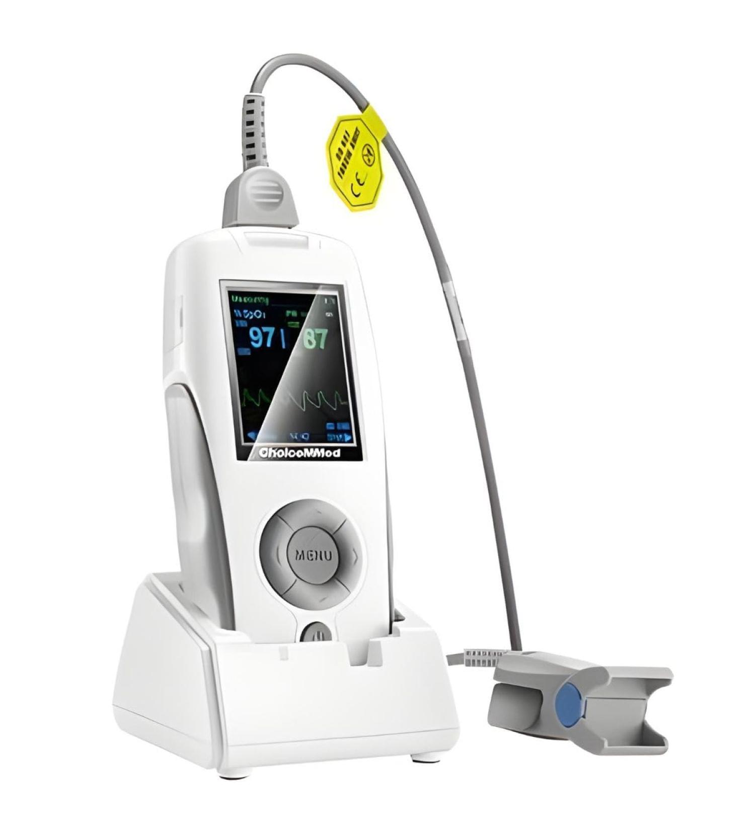 Mobiclinic Finger Pulse Oximeter MD300K2 - Portable Lightweight Non-Invasive Adult Monitoring with Plethysmographic Wave & 24-Hour Autonomy - International Shipping Available - Buy Online on GoSupps.com