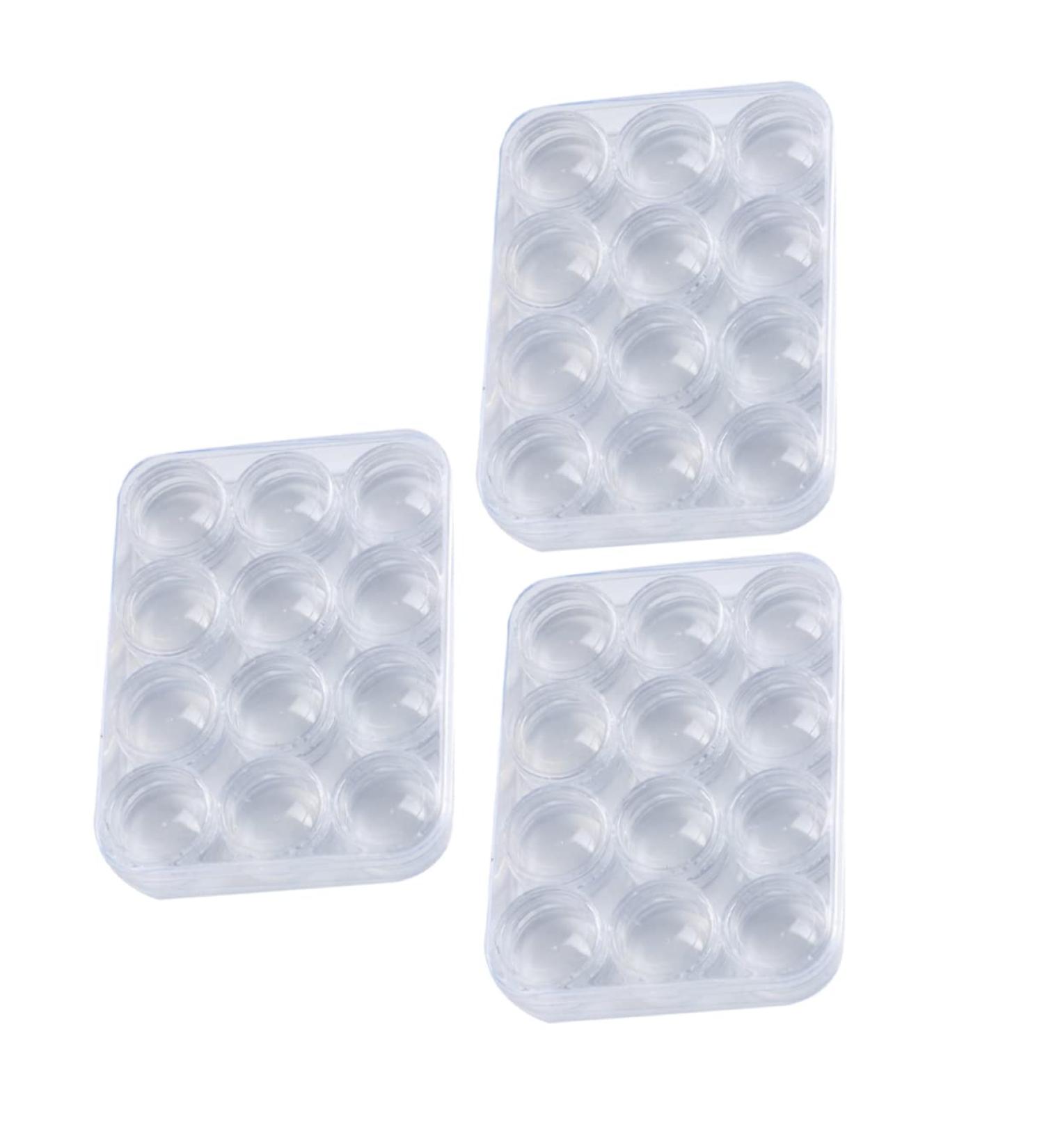 Ipetboom 3 Sets Nail Storage Nail Bead Organizer Small Clear Container Nail Decorations for Nail Art Nail Art Tools Rhinestone Trim Earrings Organizer Nail Beads Manicure Tools Jewelry Pvc - Buy Online on GoSupps.com