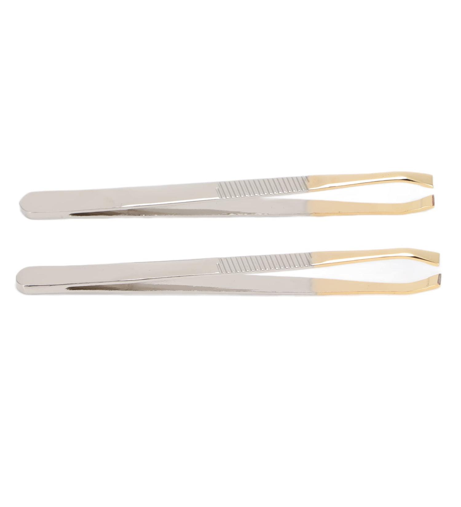 Cosmetic Tweezers Precision Tweezers Eyebrow Tweezers Anti Static Safe for Eyebrows Facial Hair for Girls for Women for Ingrown Hair - Buy Online on GoSupps.com