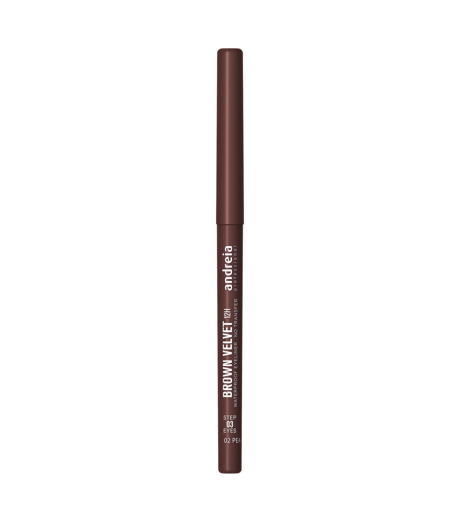  Andreia Andreia Professional Make Up - Yeux - Eyeliner Waterproof (Eyeliner en velours marron) - Buy Online on GoSupps.com