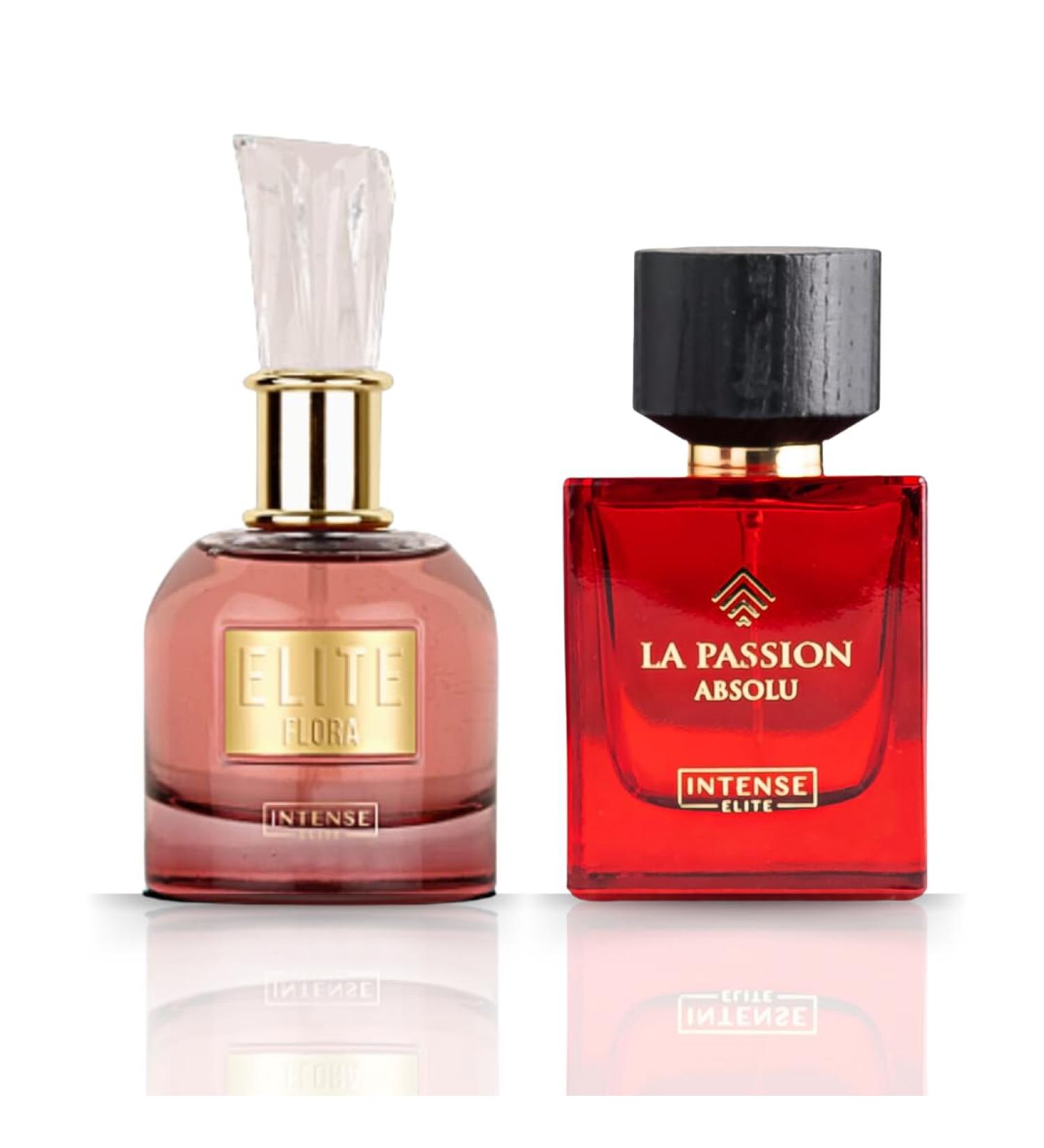 Arabian Perfumes for Women Elite Flora & La Passion Absolu (Pack of 2) - Eau de Parfum Sprays 100ML (3.4 OZ) Luxurious & Floral Long-Lasting Perfume For Women Valentine s Day Gifts La passion Absolu Elite Flora - Buy Online on GoSupps.com