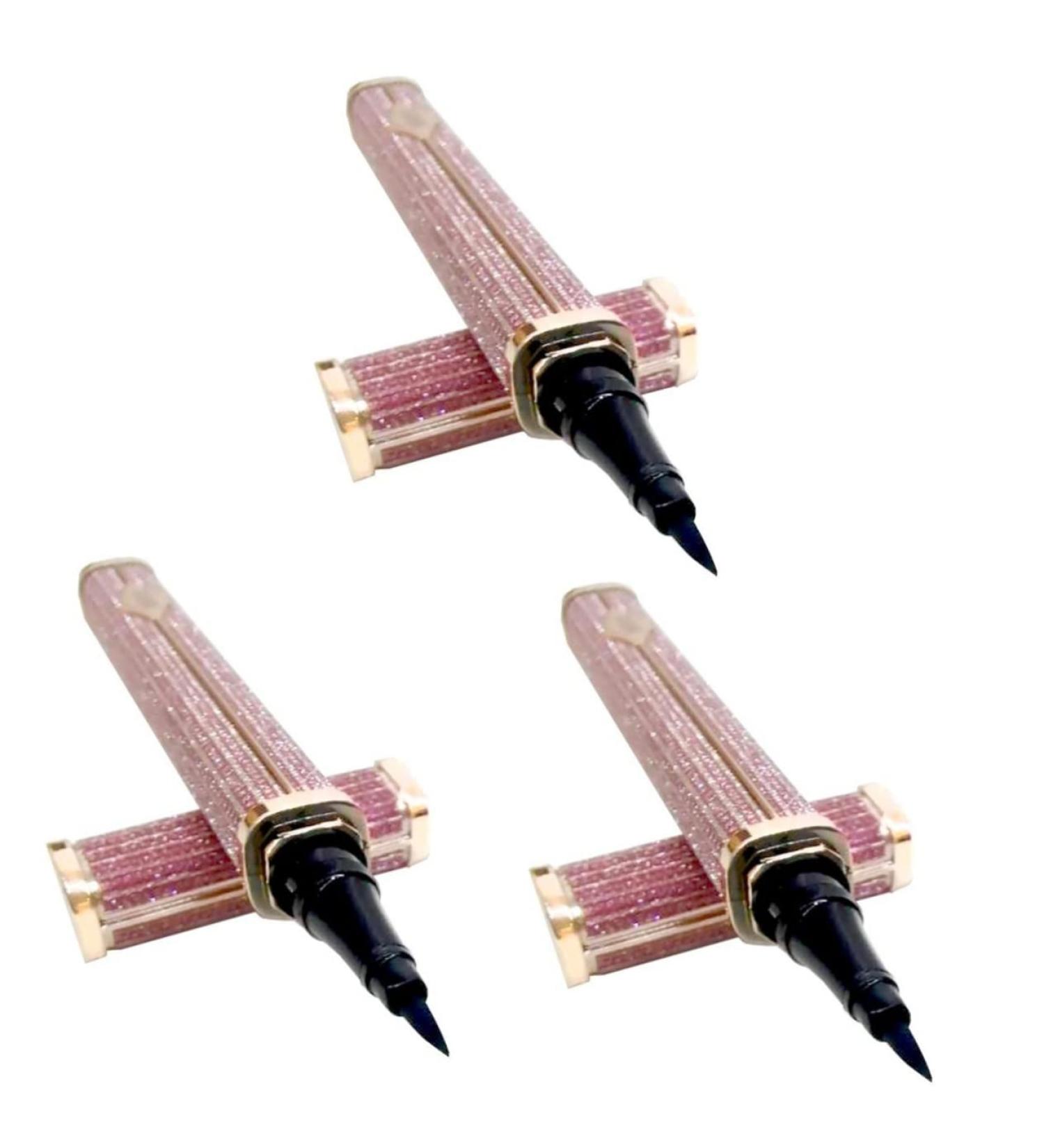 LALAFINA 3pcs Eyeliner Liquid Liner Eye Pencil Black Duo Eyelash Glue Black Eye Makeup Miss Cosmetic Formula - Buy Online on GoSupps.com