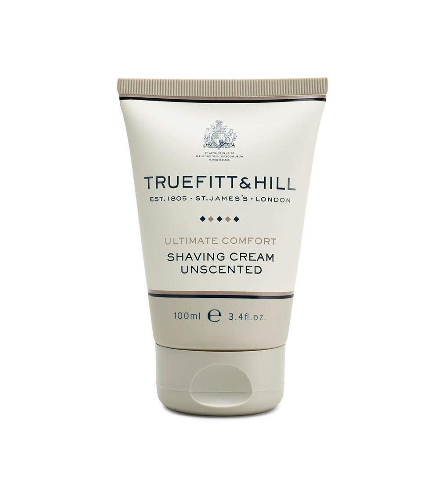 Truefitt & Hill Shaving Cream Tube - Ultimate Comfort Glycerin-Based Lather for Smooth Hydrating Shave - Fragrance-Free 2.65 oz International Shipping - Buy Online on GoSupps.com