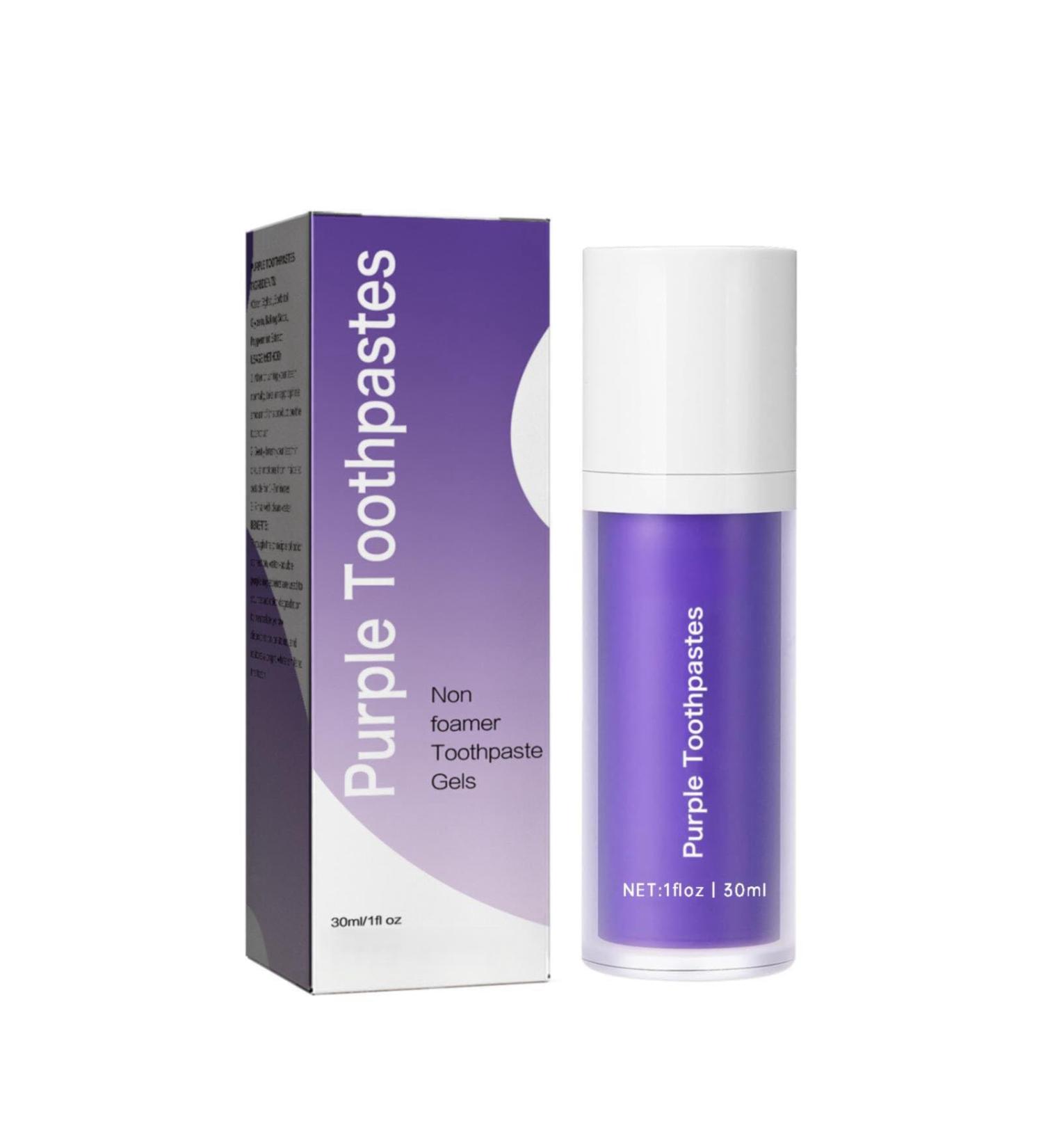 Whitiful Purple Toothpaste Teeth Whitening & Brightening Formula for a Radiant Smile - Buy Online on GoSupps.com