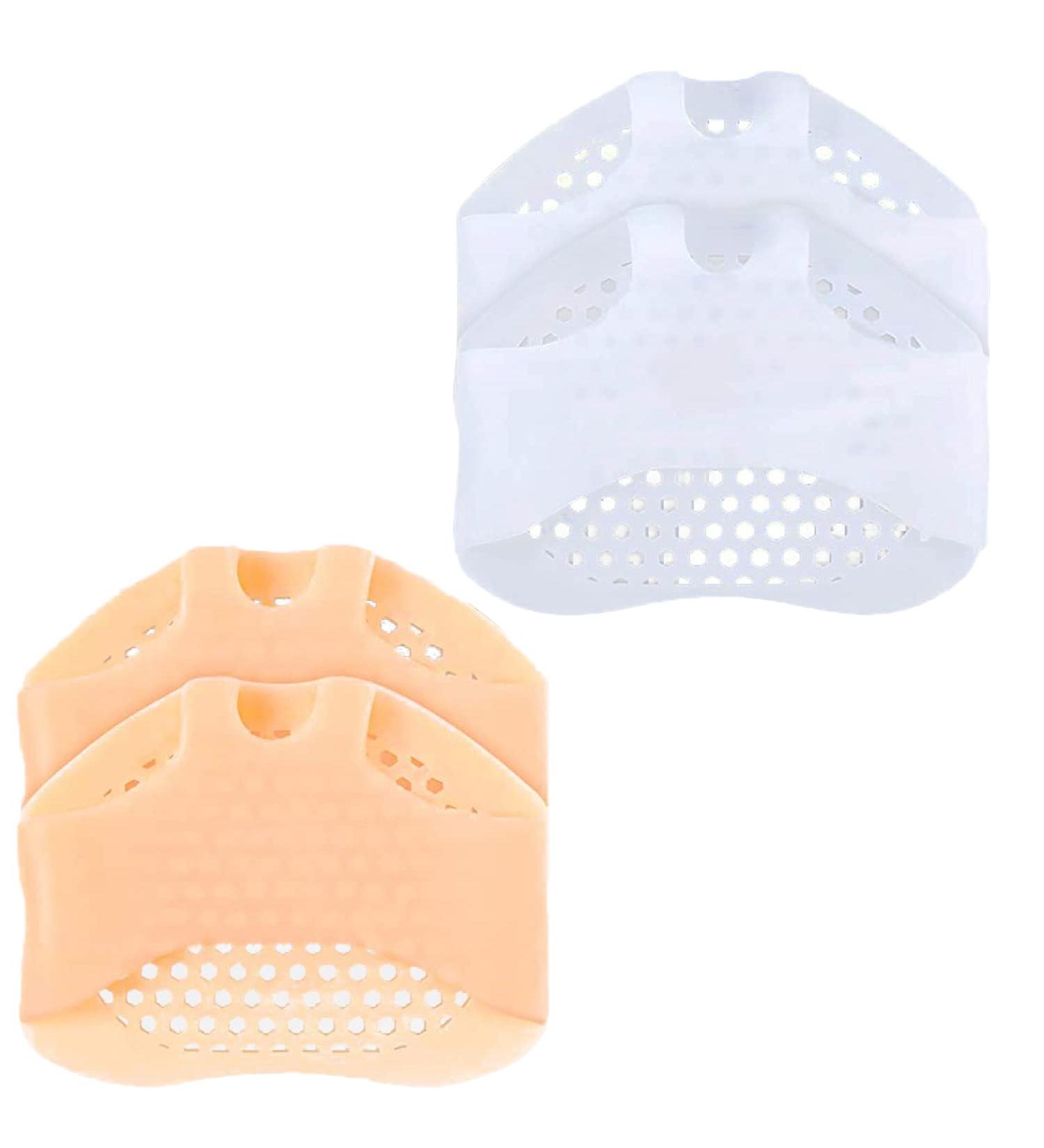 2 Pairs Breathable Silicone Ball of Foot Cushions for Pain Relief - Anti-Slip Insoles for High Heels - Female Foot Protector (Mixed Color) - Buy Online on GoSupps.com