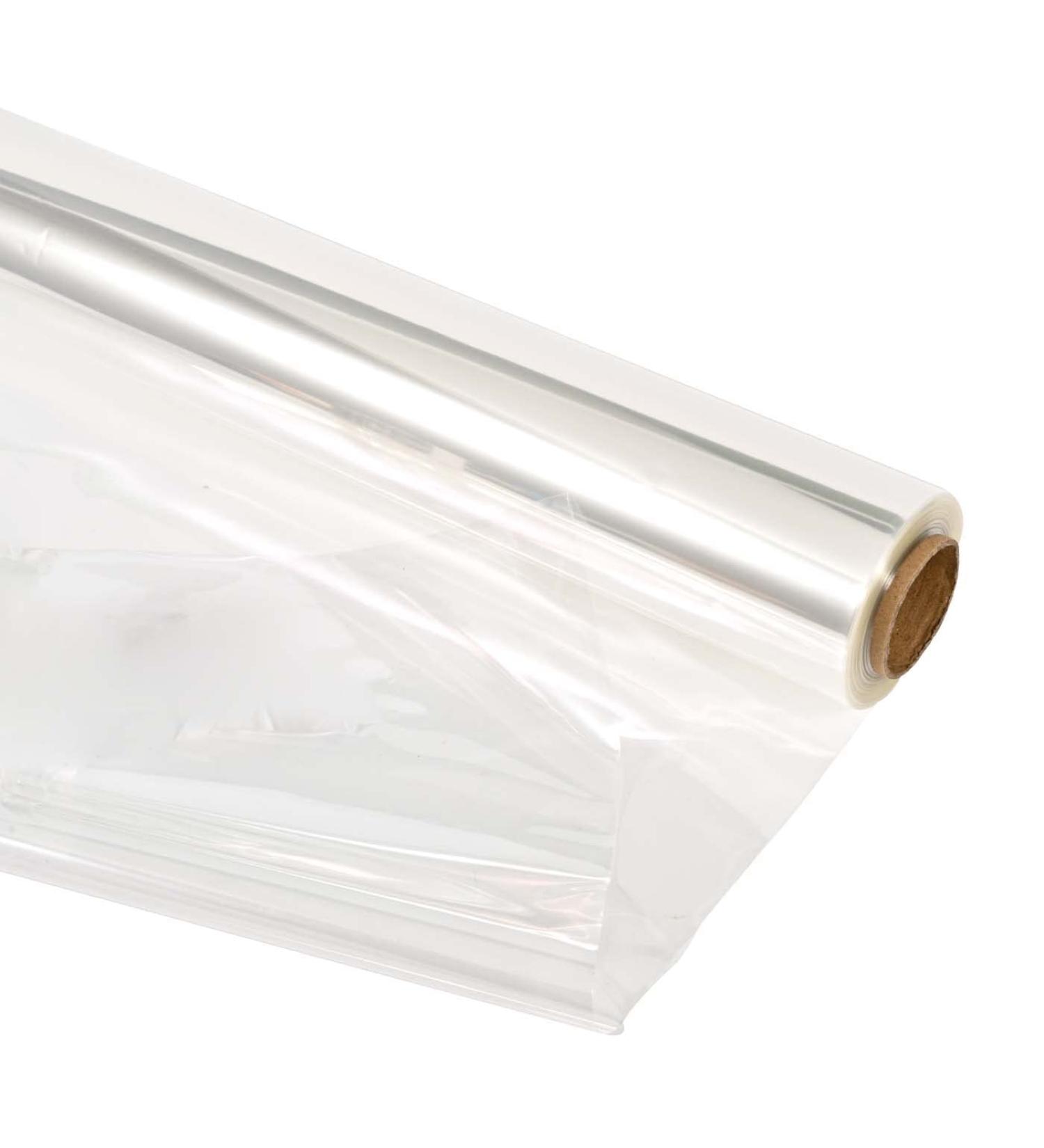 WICKELN Clear Cellophane Wrap Roll 100ft x 31.5 Inches - 3 Mil Thick, Ideal for Gift Baskets, Easter, Crafts & Flowers - Buy Online on GoSupps.com