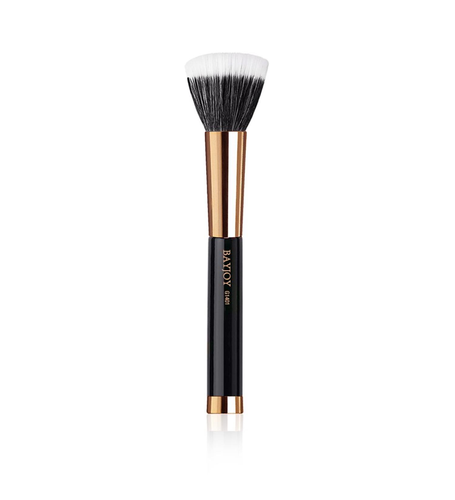 BAYJOY Foundation Makeup Brush - High Density Eco-Friendly Kabuki Brush - Professional Synthetic Fiber Tool with Flat Top in Rose Gold - Buy Online on GoSupps.com