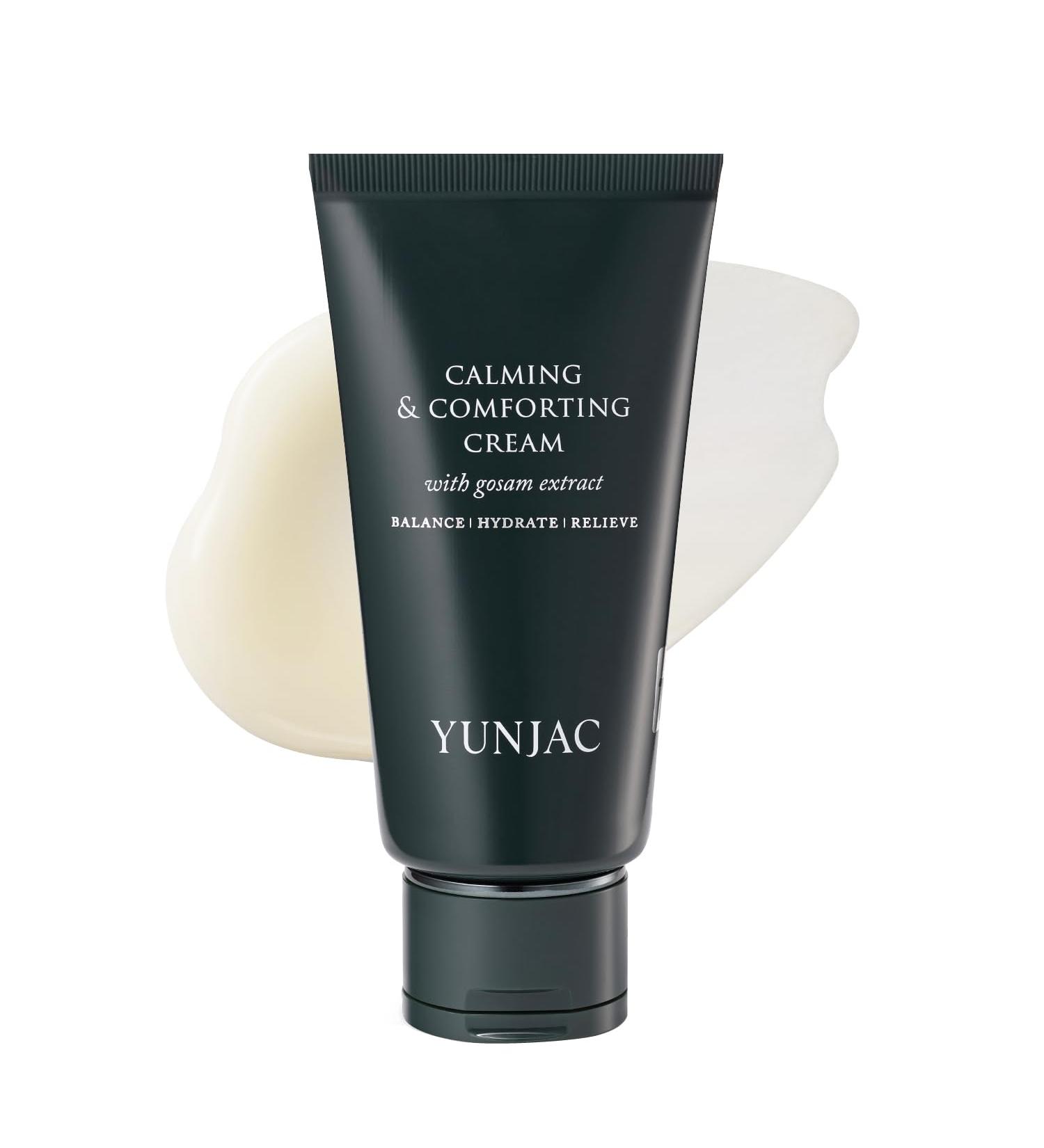 YUNJAC Calming & Comforting Cream (2.12 oz) - Lightweight Gel Texture Moisturizer for Sensitive Skin. Soothing Hydration Skin, Light Moisture Shield Before Makeup Application. - Buy Online on GoSupps.com