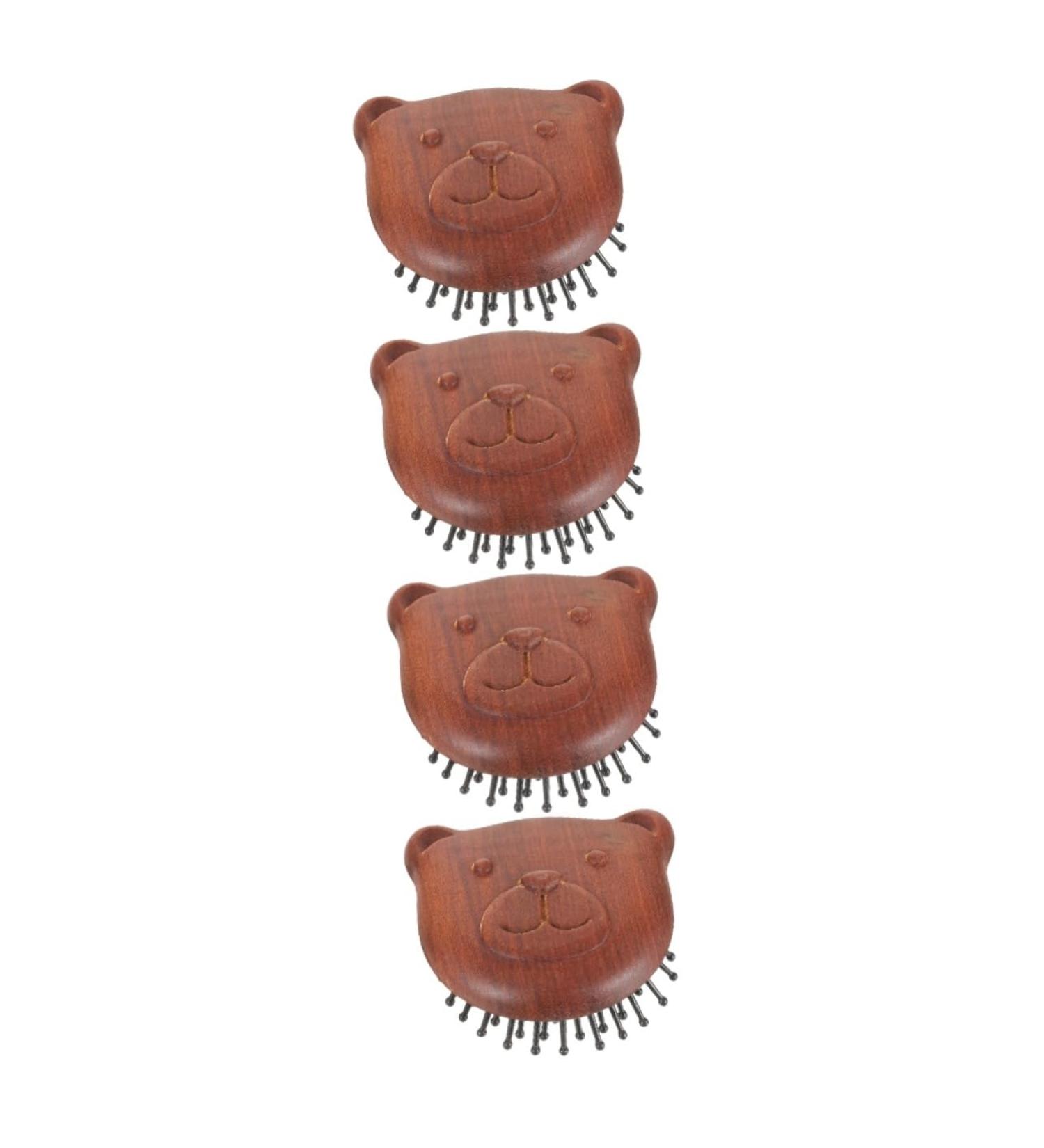 Beavorty 4-Piece Airbag Comb Set | Scalp Massage Brush & Dandruff Removal Tool | Rose Wood Hair Care - Buy Online on GoSupps.com