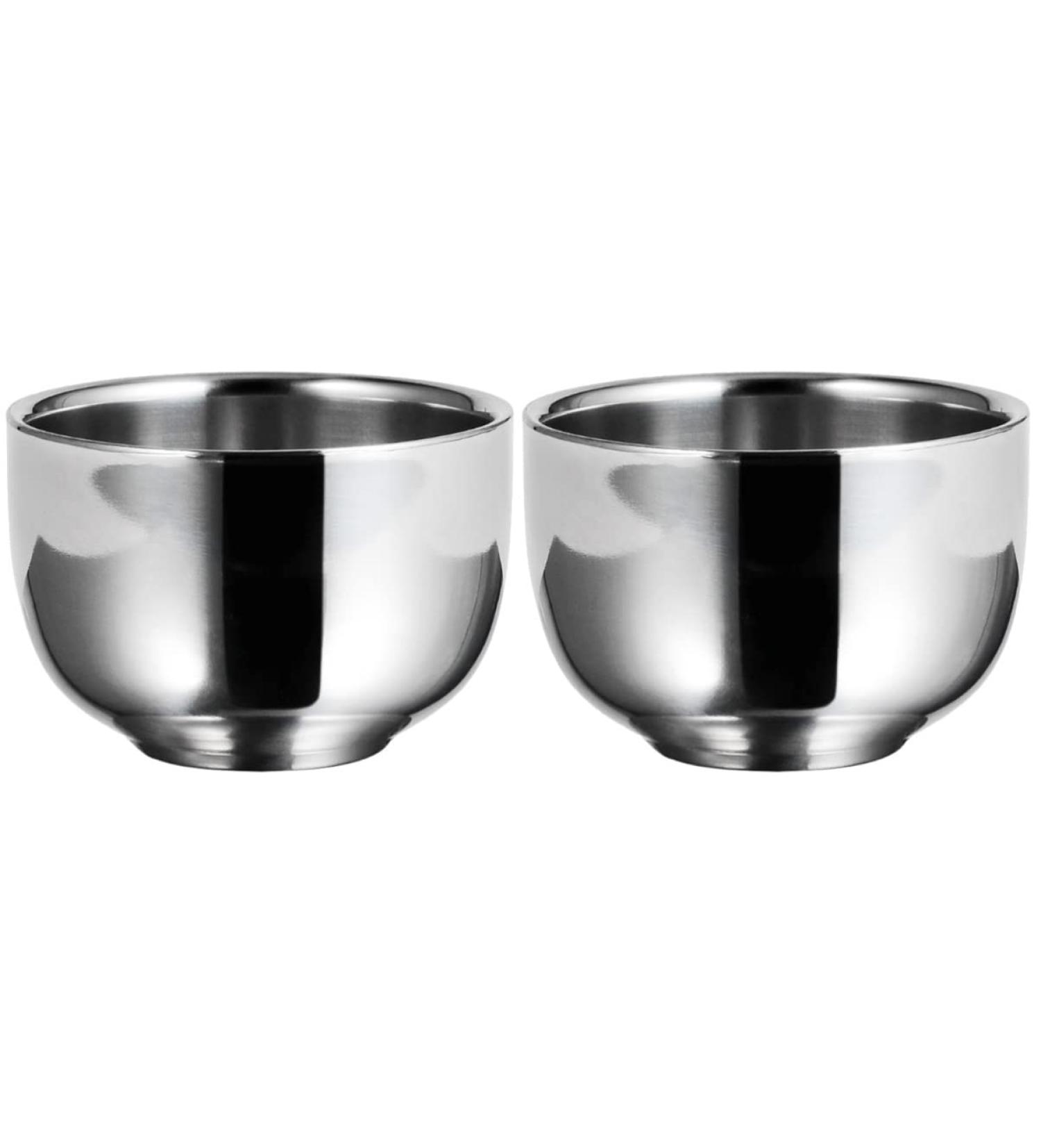 Beaupretty Stainless Steel Shaving Cup - Impact Bowl for Smooth Shaves | International Shipping - Buy Online on GoSupps.com