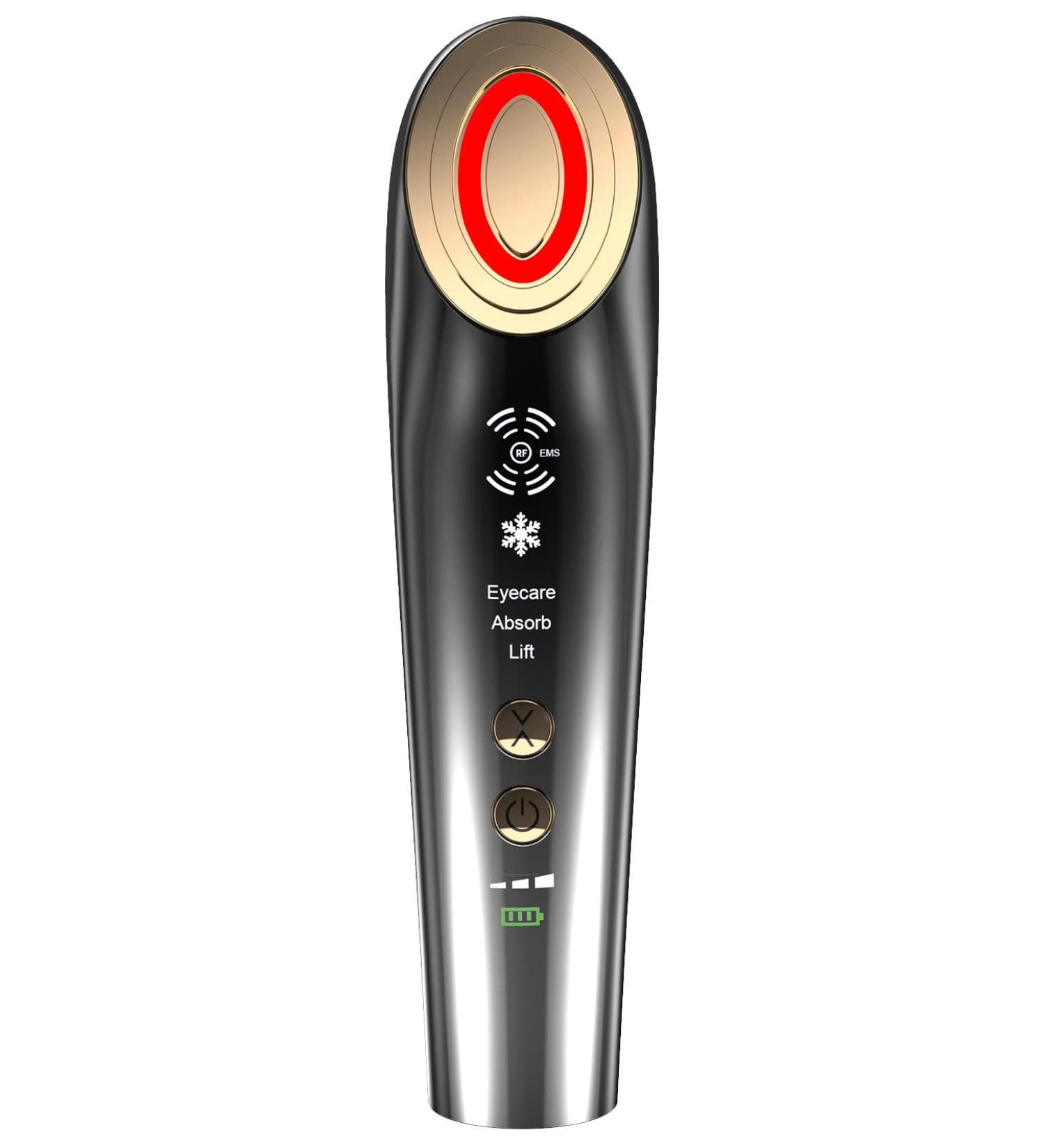 RF Radio Frequency Face Skin Tightening Machine - Facial Device for Lifting, Firming, and Wrinkle Reduction - Beauty Tool for Eyes, Neck - Black - Buy Online on GoSupps.com