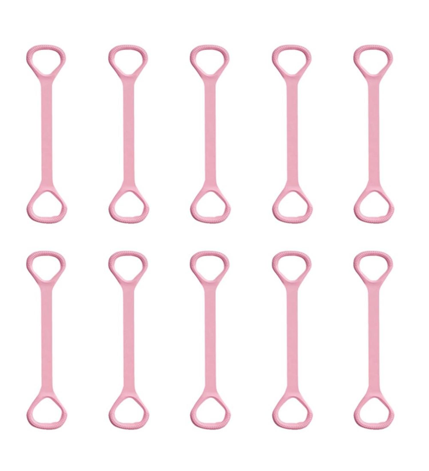 Tvnakdfq Pink 8-Figure Tensioner Open Back Training Tool for Shoulder and Back Slimming Yoga Fitness Tension Belt - Buy Online on GoSupps.com