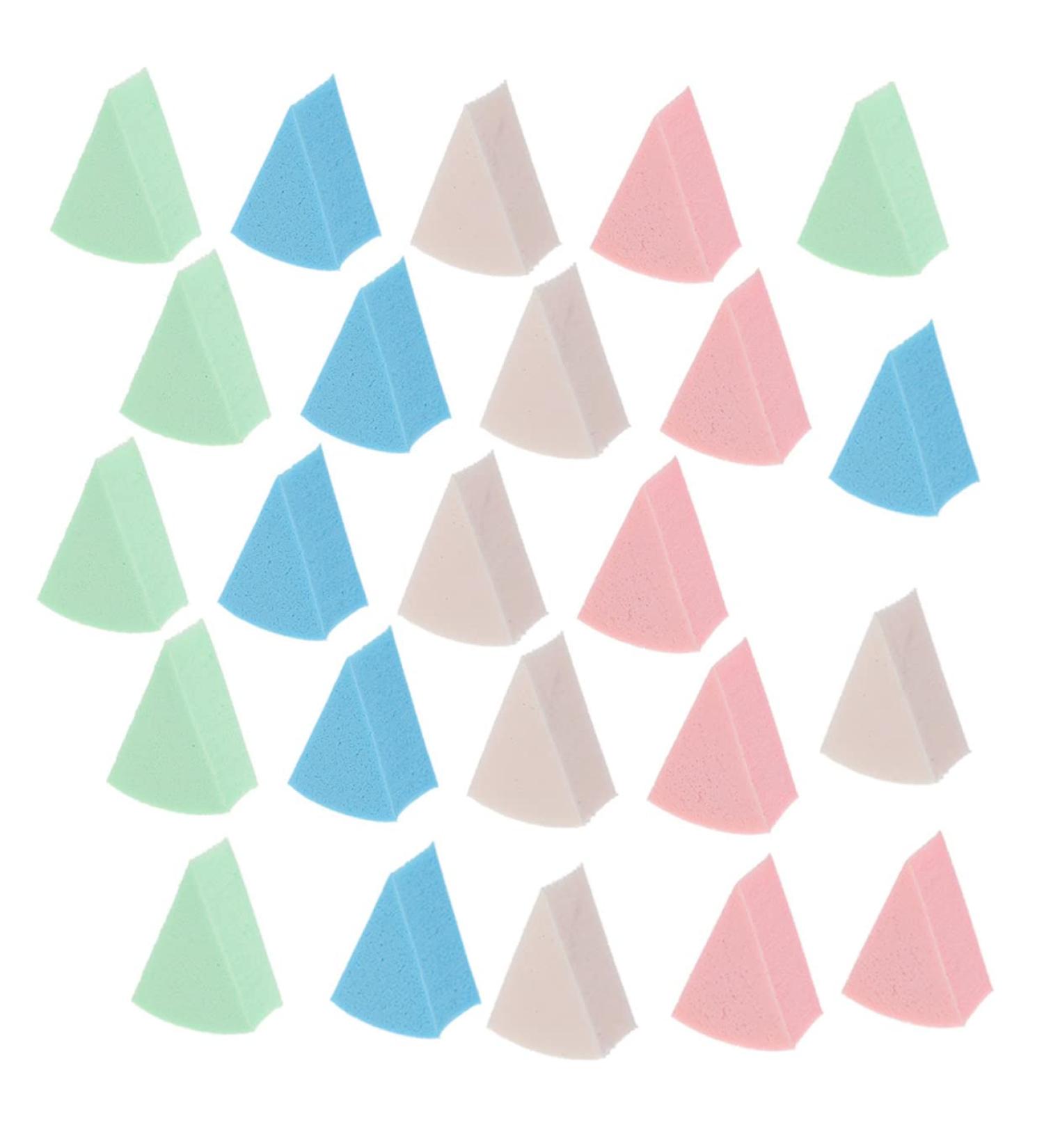 Angoily 3 Sets Triangular Sponge Puff Setting Powder Puff Women Sponge Puff Makeup Sponge Cosmetic Foundation Sponge Powder Puffs Girls Emulsion Triangle Miss Headband - Buy Online on GoSupps.com