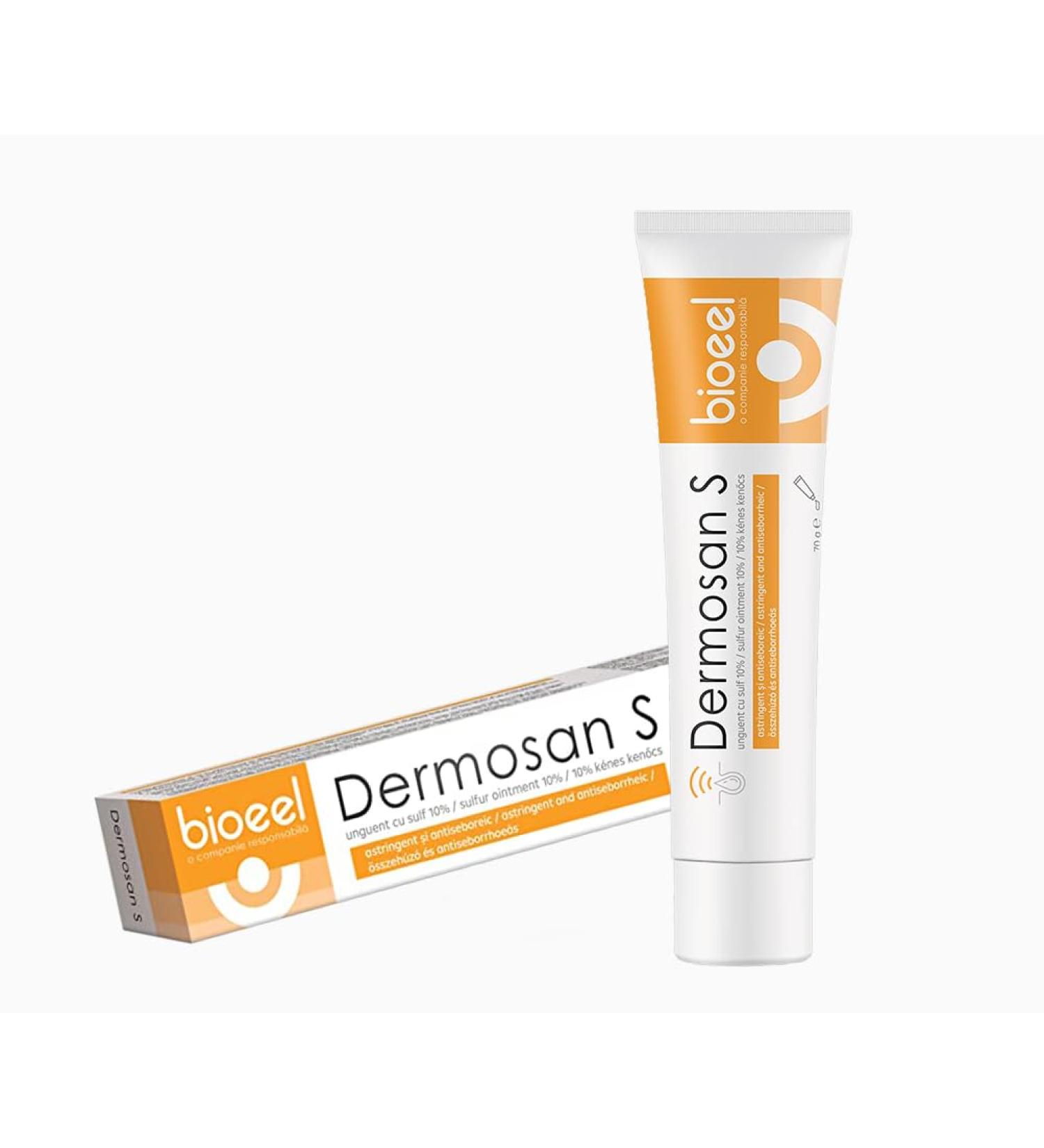 Sulfur Ointment 10% BioEEL 70g - Organic Skin Care Solution - Buy Online on GoSupps.com