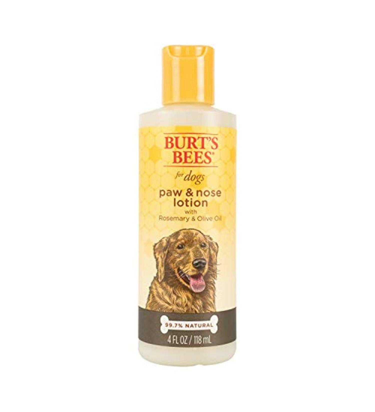 Burt's Bees Paw & Nose Lotion for Dogs - Rosemary & Olive Oil - 4 fl oz - Buy Online on GoSupps.com