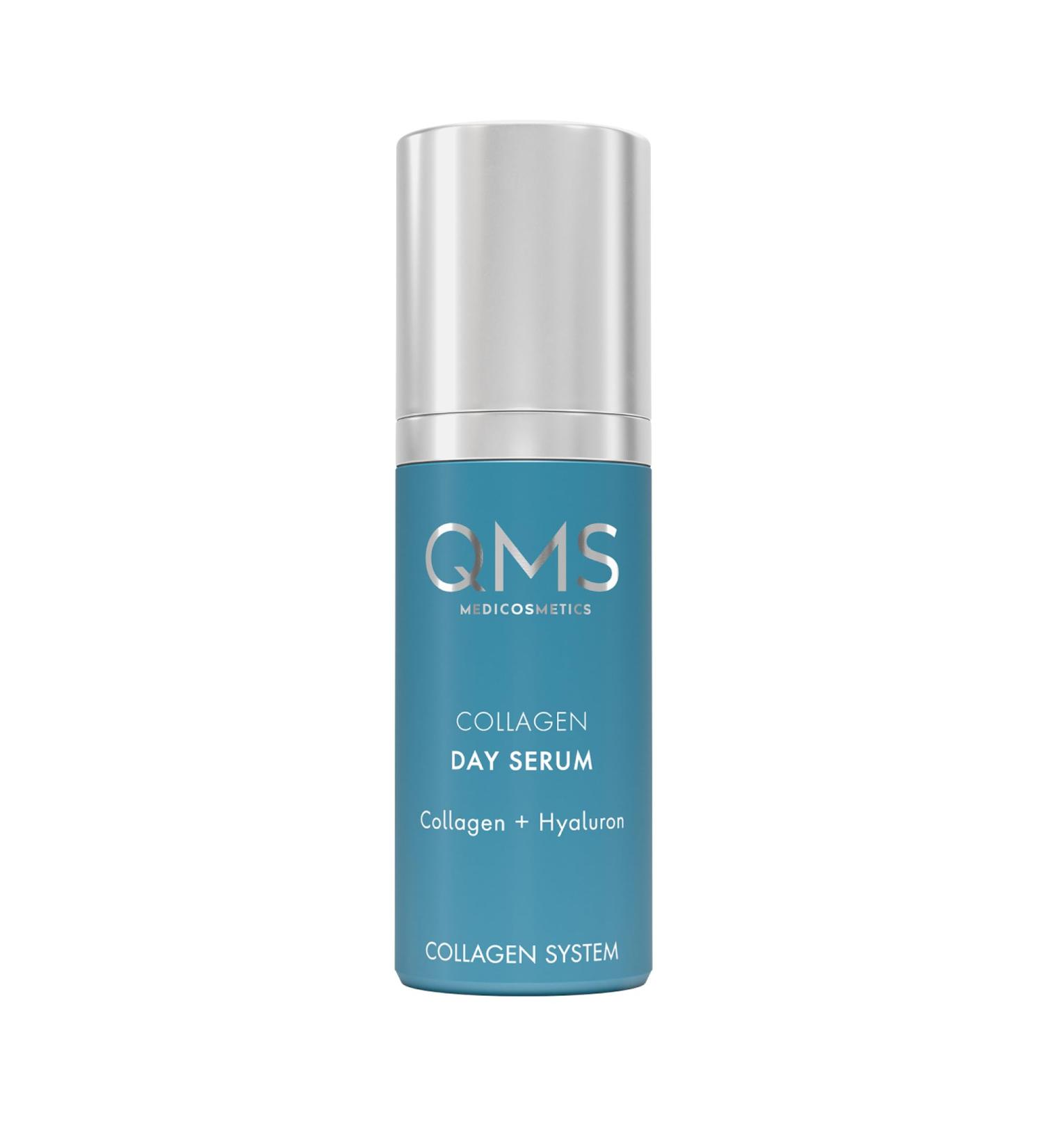 QMS Medicosmetics Collagen Day Serum Advanced Firming Anti-Aging Skin Care Instantly Reduces Fine Lines + Minimizes the Appearance of Wrinkles with a Collagen/Hyaluronic Acid Complex 1.01 oz 1.01 Ounce - Normal Skin - Buy Online on GoSupps.com