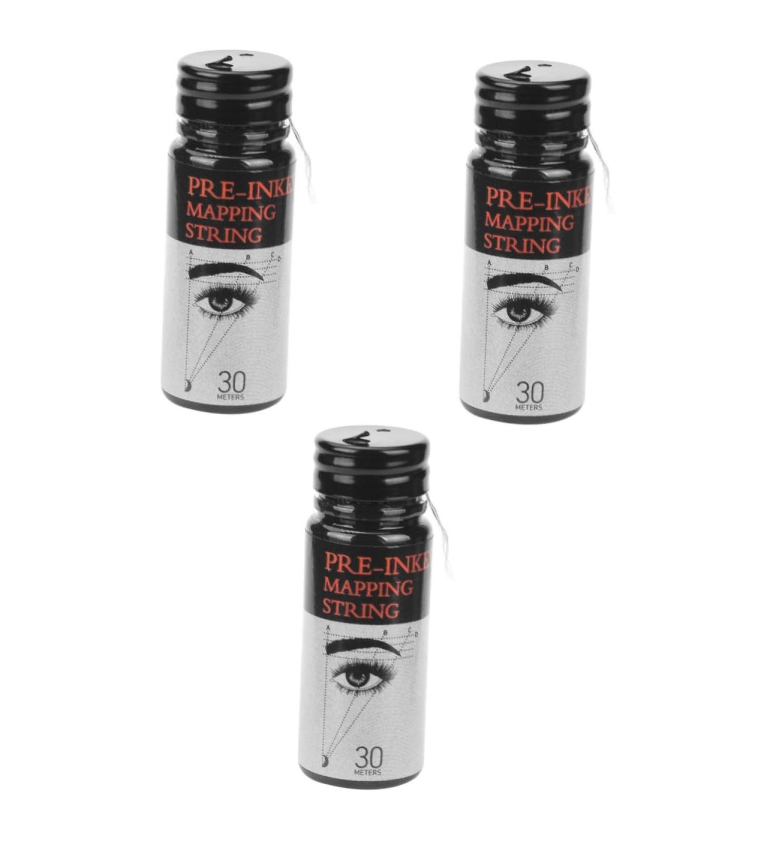 Beavorty 3pcs Eyebrow Ink Black Line Eyebrow Tattoos Ruler Measuring Tool Portable Eyebrow Ruler Major - Buy Online on GoSupps.com