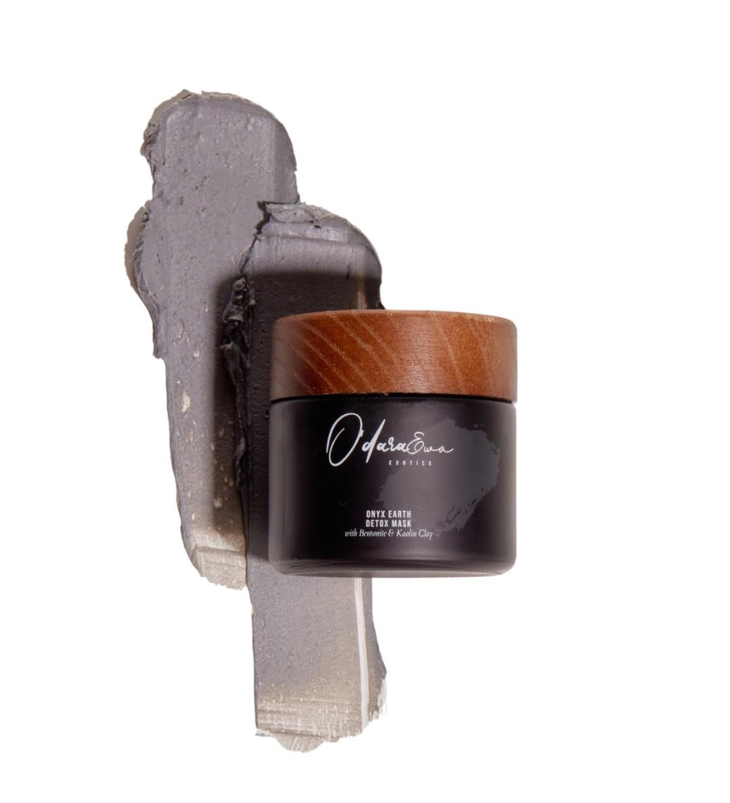 O daraEwa Exotics Onyx Earth Detox Face Mask | Purifying Clay Mask with Bentonite Clay for Deep Detox | Shop Internationally - Buy Online on GoSupps.com