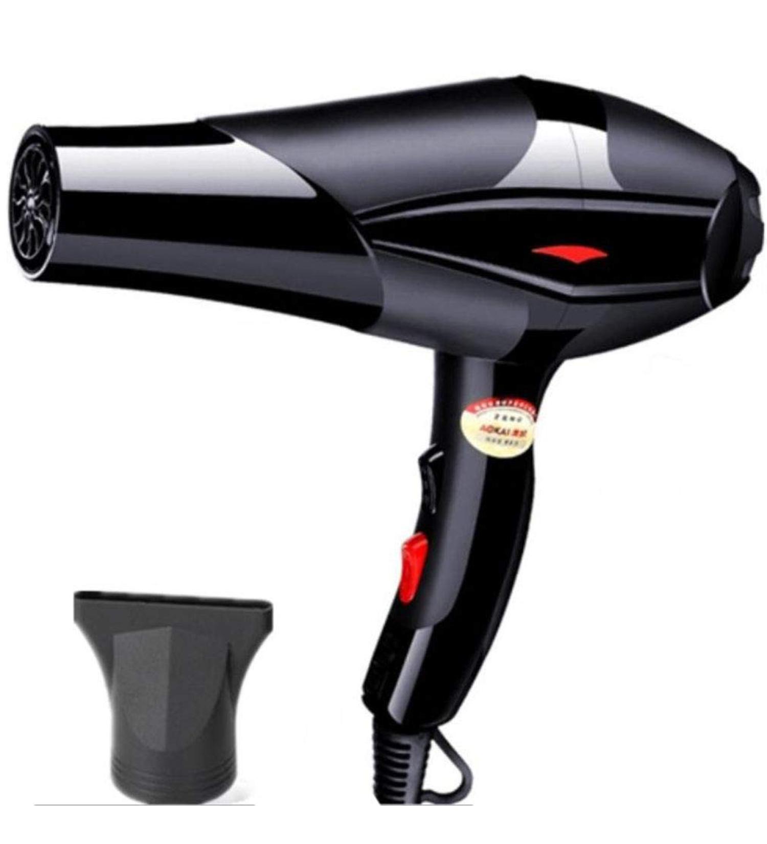 1800W Pro Hair Dryer with Nozzle Ionic Powerful Salon Professional Blow Dryer DC Motor Fast Hairdryer with 2 Speed and 3 Heat Settings Hanging Loop for Hairstylist Dresser Home Men and Women Small - Buy Online on GoSupps.com