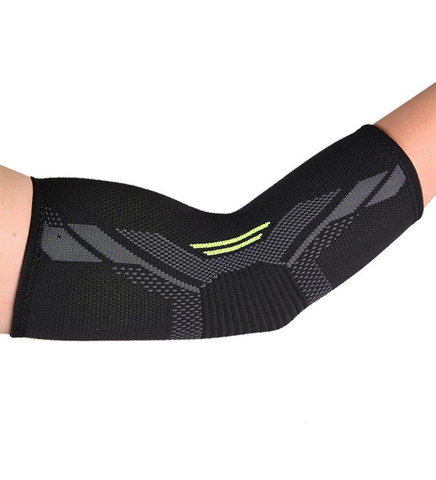 Selcouth YYDS Elbow Support Brace for Men and Women - Pain Relief for Tendonitis, Arthritis, and Sports Injuries (L Black) - Buy Online on GoSupps.com
