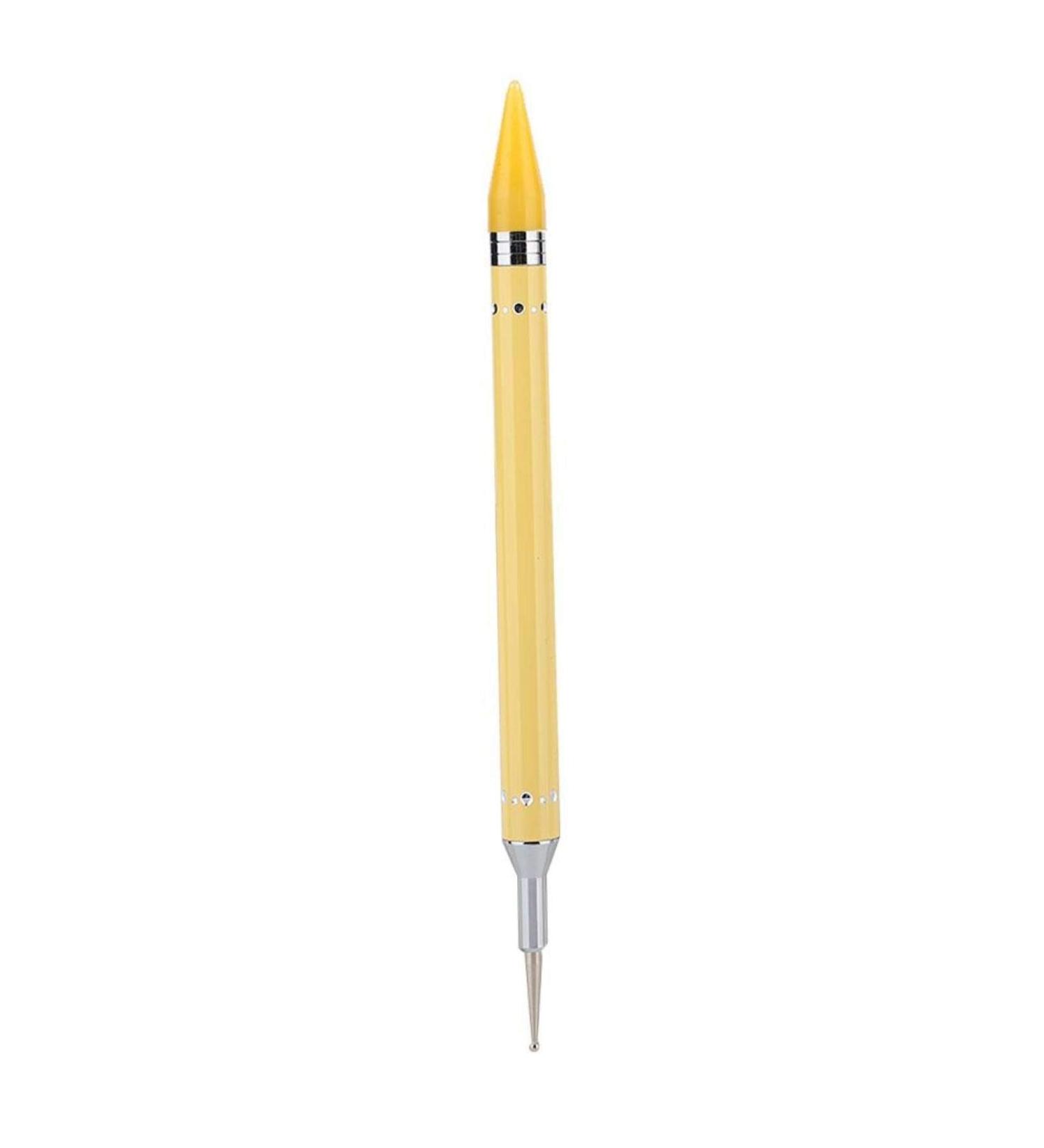 Buy Nail Punctuation Pen - Two-Sided Bonbon Colored Manicure Tool (Yellow) | International Shipping Available - Buy Online on GoSupps.com