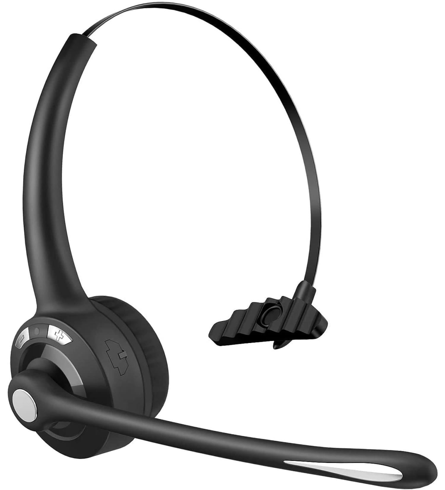 BlueFire Wireless Pro Trucker Headset with Microphone for Phones & Skype - Overhead Earpiece for Call Center & Office Use - Buy Online on GoSupps.com