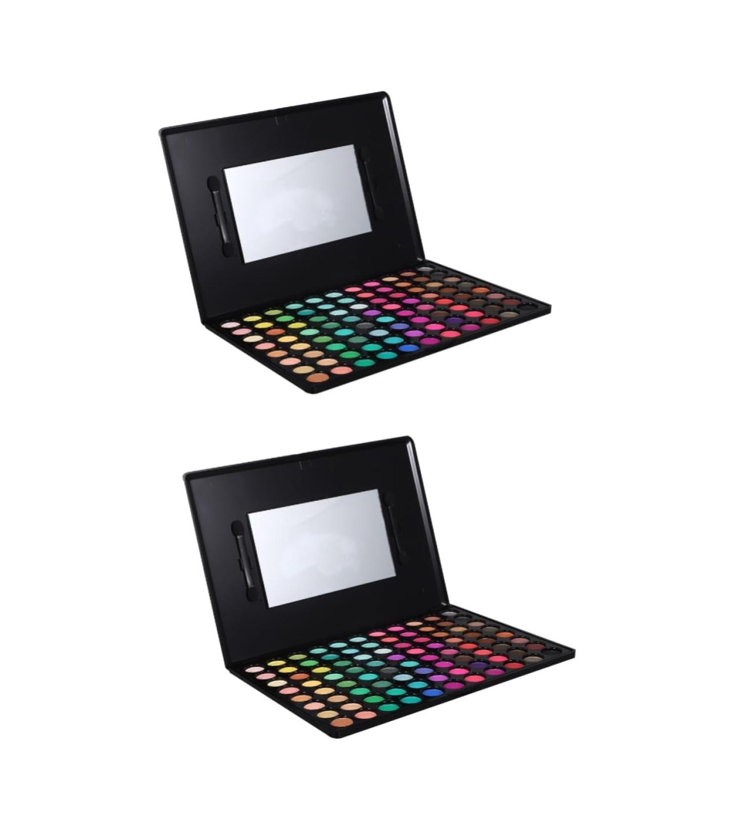 Healeved 2 Pcs 88 Shadow Palette Neutral Cosmetic Eye Shadow Eyeshadow Pallet Plastic 1 count (Pack of 1) Assorted Colorx2pcs - Buy Online on GoSupps.com