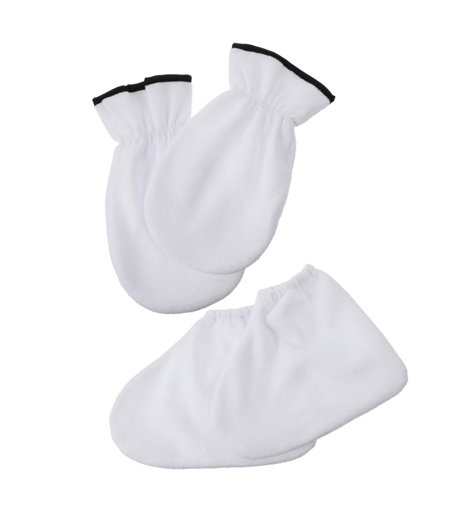 Moufles de Soin en Cire de Paraffine pour Mains et Pieds 2 Pi ces Taille Unique Thermique Spa Domicile Blanc sans Logo - Buy Online on GoSupps.com