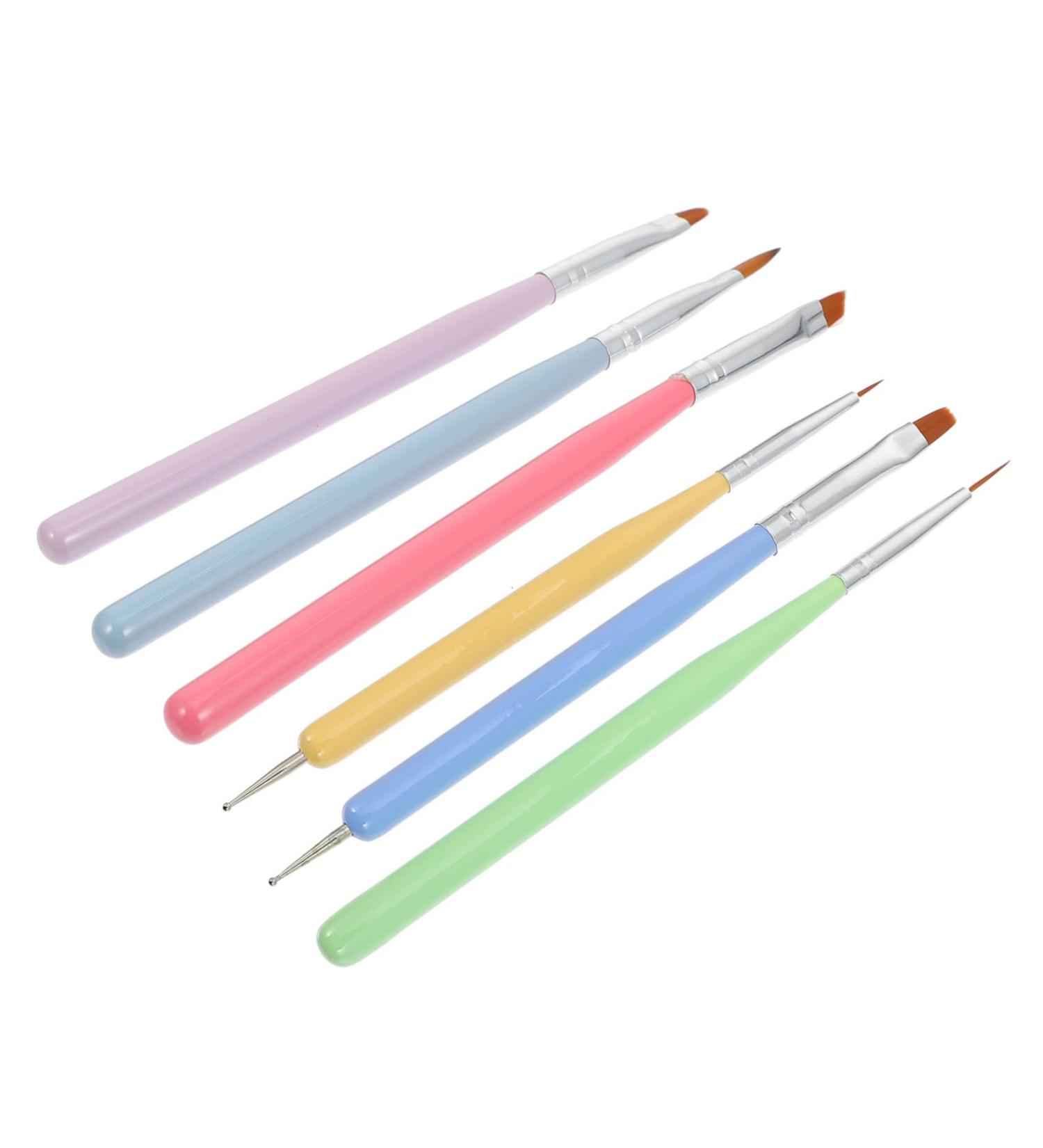 POPETPOP 1 Set Nail Pen Nail Brush Diy Nail Kits Nail Art Brush Nail Painting Grooming Kit Beauty Kits Nail Manicure Kit Nails Kit Nail Drawing Pen for Salon Nylon Pen Kit Cosmetic 16X0.8X0.8CM Assorted Color 1 - Buy Online on GoSupps.com