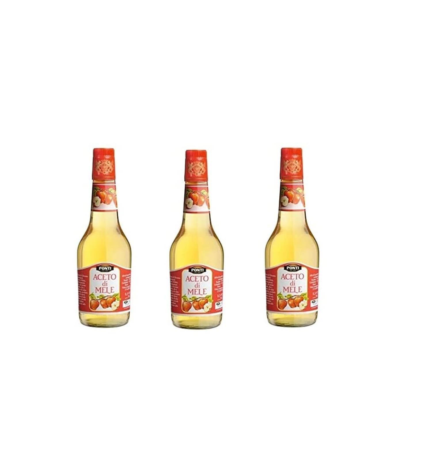Ponti 3 x Ponti Italian Apple Cider Vinegar 5% 500 ml