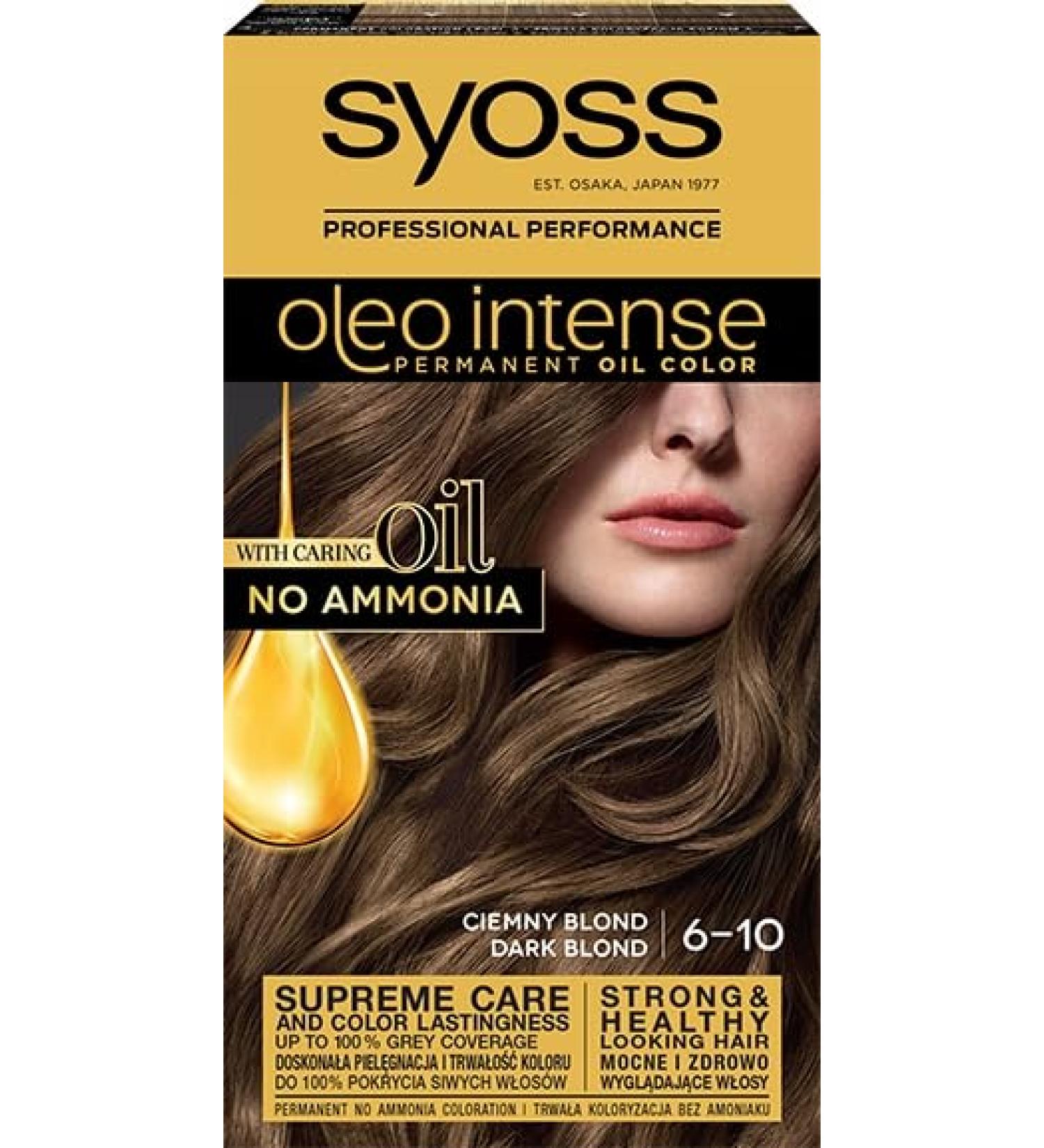 Syoss Oleo Intense Coloration capillaire 6.10 Blond fonc 115 ml Blond fonc 72 unit (Lot de 1) - Buy Online on GoSupps.com