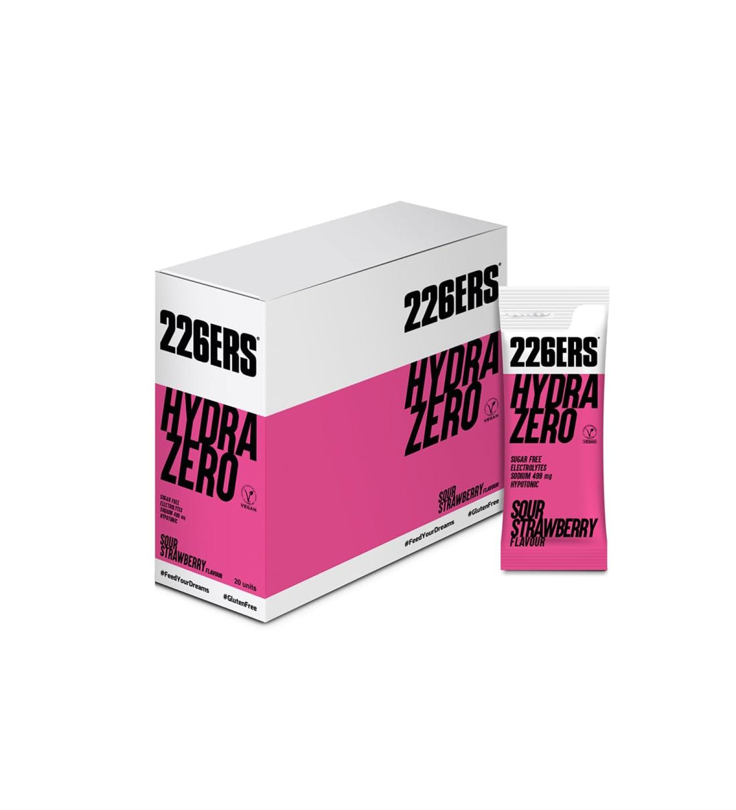 226ERS Hydrazero Drink - Electrolyte Hydration Sports Drink Sour Strawberry | 14 Units - Buy Online on GoSupps.com