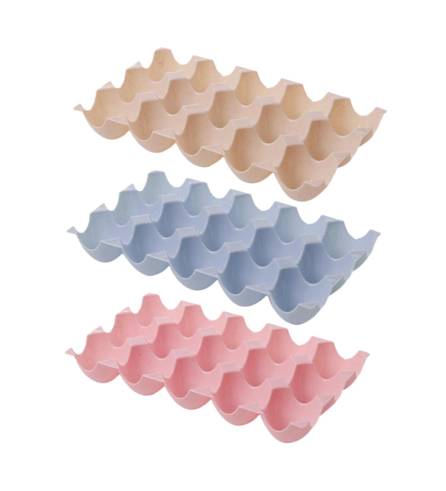 UPKOCH 3pcs Boxes Egg Storage Box Eggs Egg Tray for Refrigerator Egg Baskets Egg Container Dog Egg Rack - Buy Online on GoSupps.com