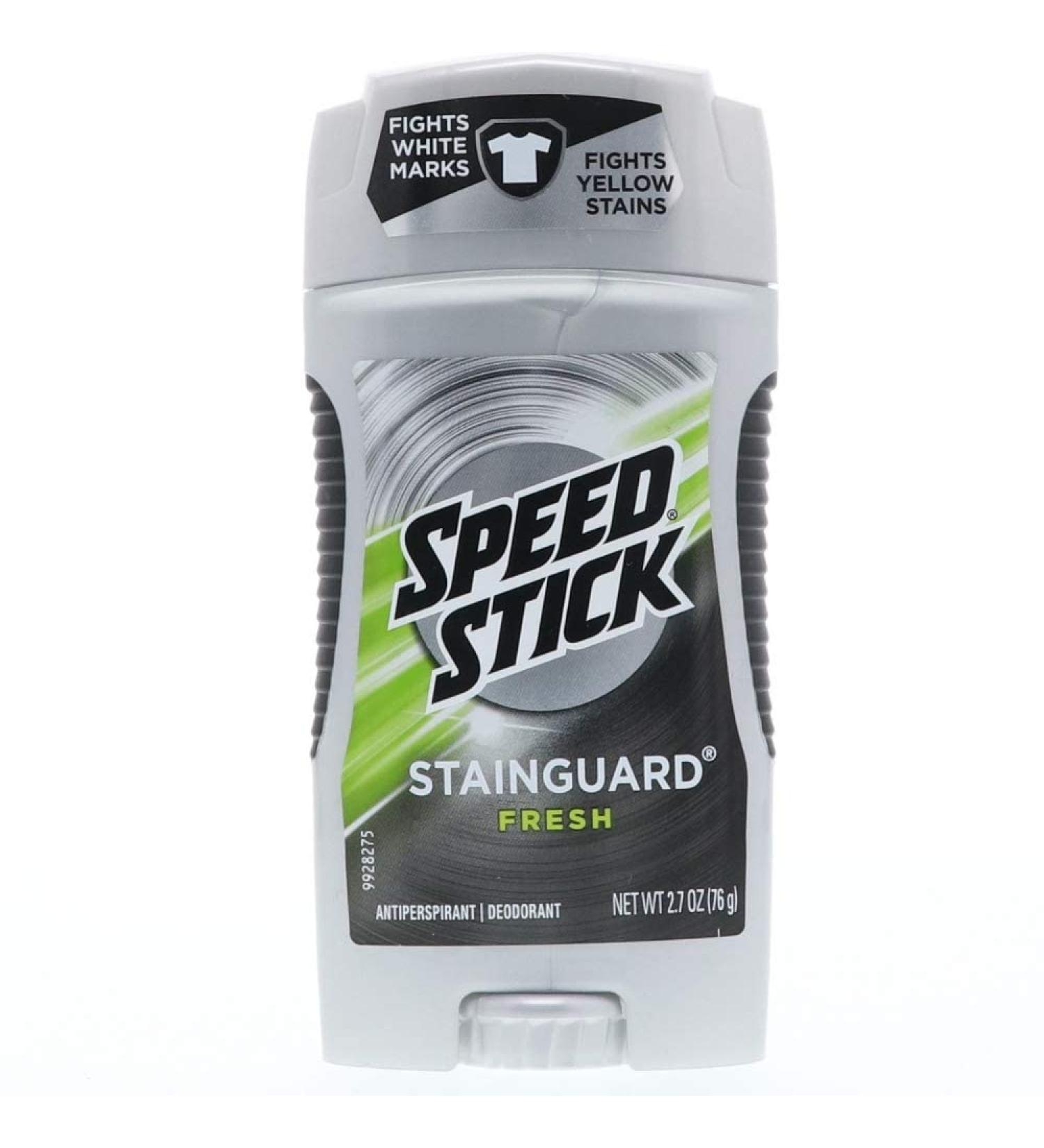 Speed Stick Stainguard Anti-Perspirant Deodorant Fresh 2.70 oz - Pack of 3 - Buy Online on GoSupps.com