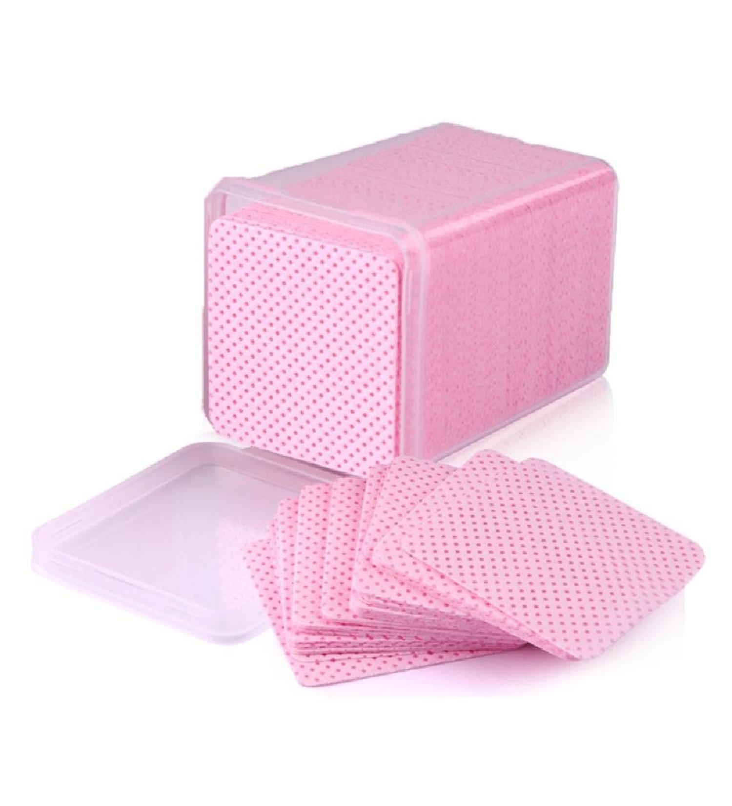 200 Lint-Free Cotton Pads for Nail Art - Premium Nail Cleaning Towels & Gel Polish Remover - Buy Online on GoSupps.com