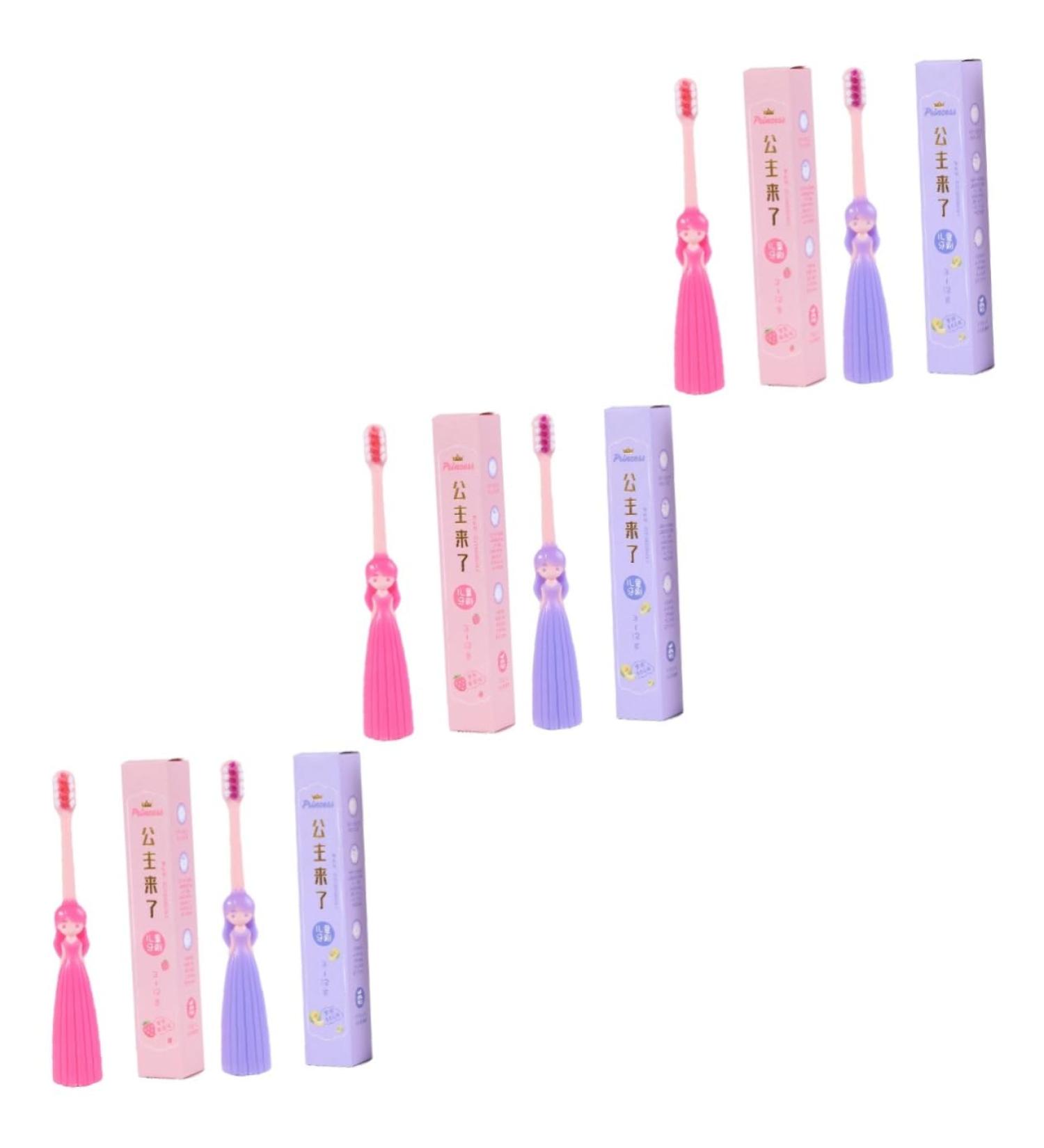 Beaupretty 12 Pcs Ergonomic Children's Toothbrush Set - Travel Friendly Kids Toothbrushes in Assorted Colors - Buy Online on GoSupps.com