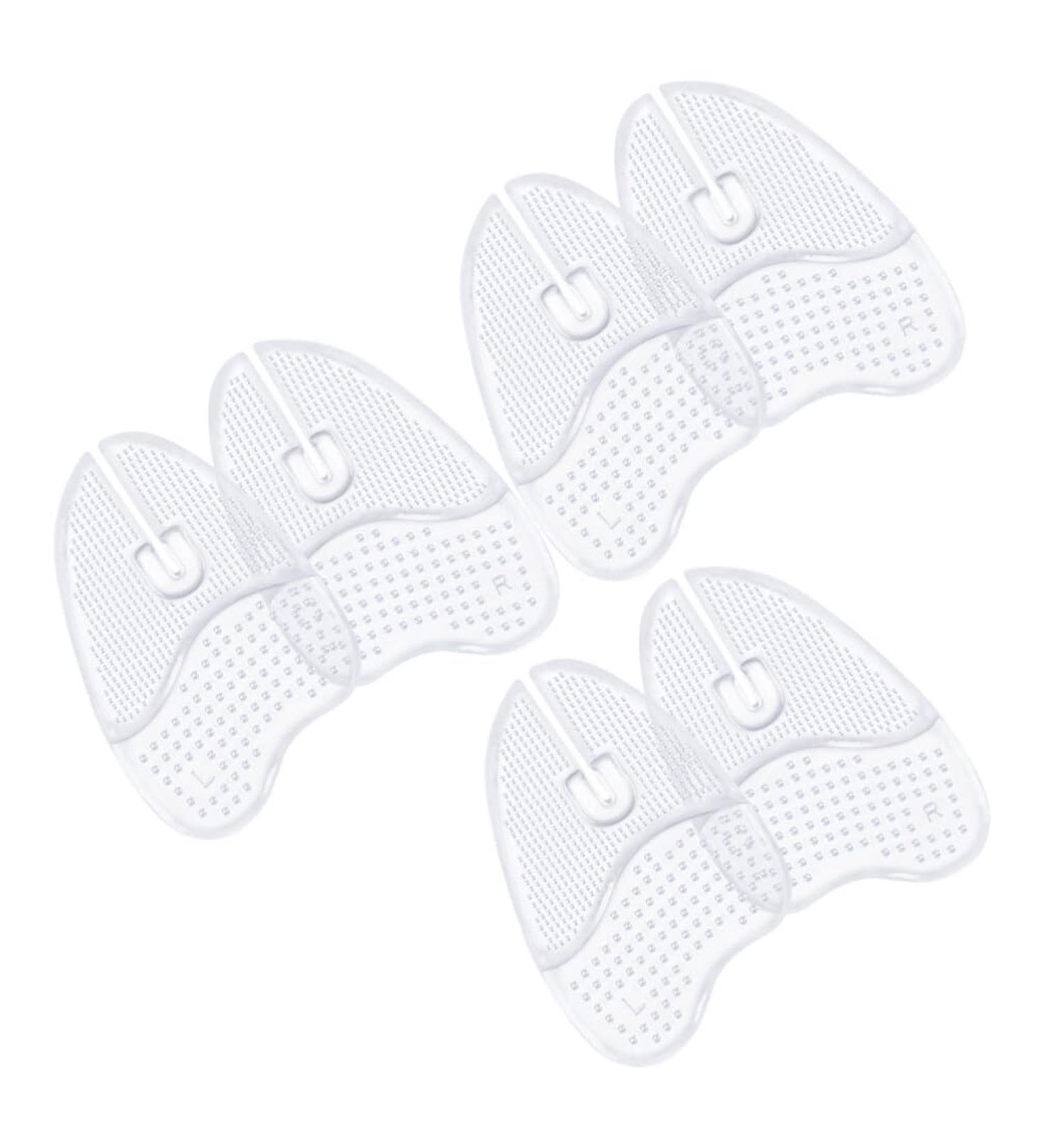Comfortable 3 Pairs Slippers Sandals with Metatarsal Pads - Adhesive Foot Cushions & Half Insoles for Ball of Foot Protection - Buy Online on GoSupps.com