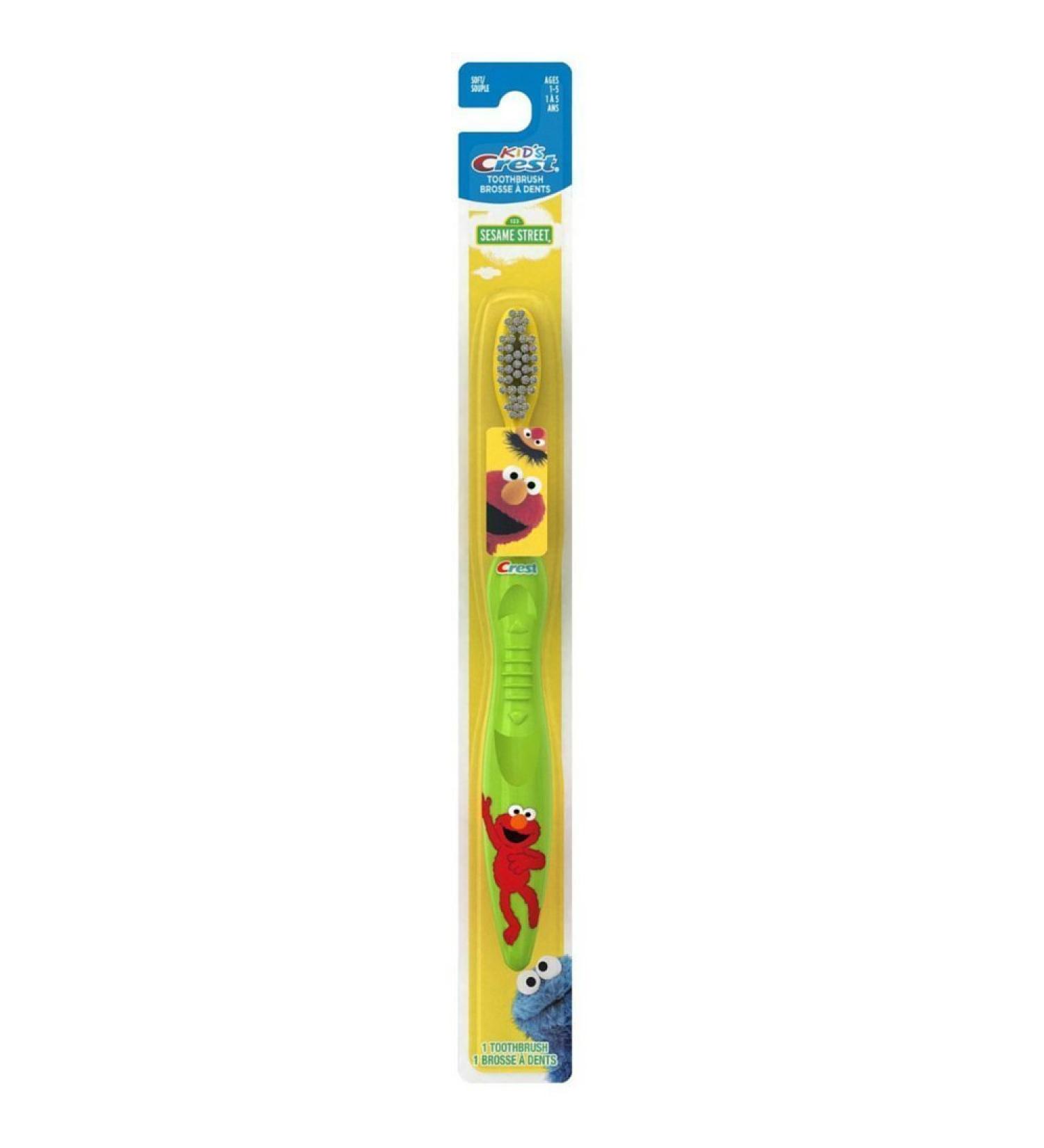 Crest Toothbrush Kid's Soft Sesame Street 1 Each (Pack of 2)
