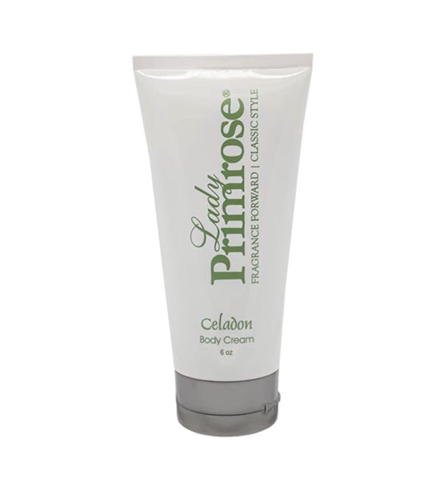 Lady Primrose Celadon Body Cream in Tube 6 Ounces