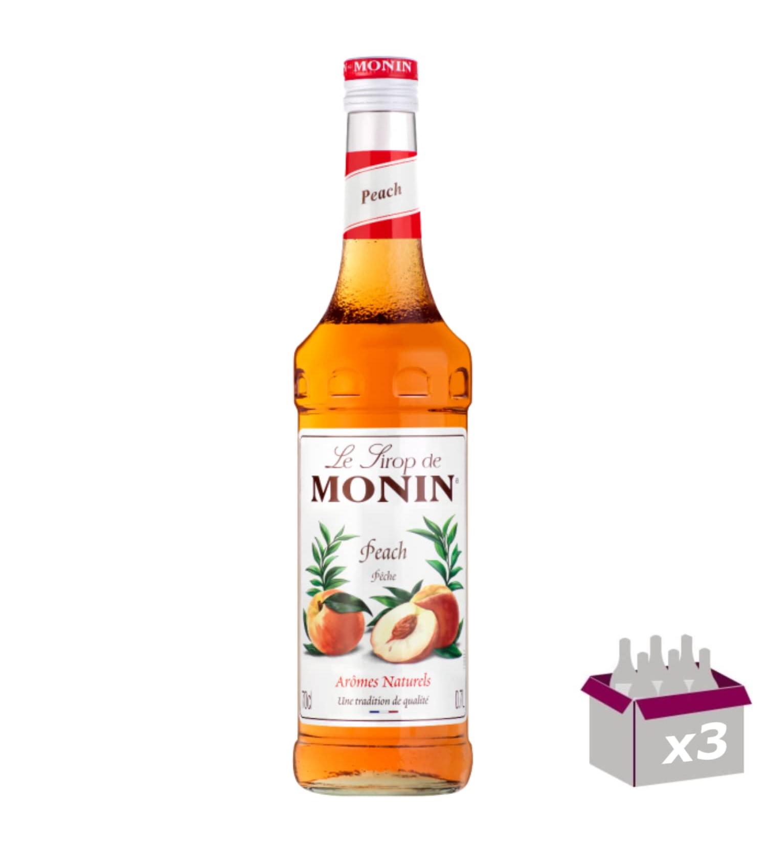 Pack of 3 Syrup Peach 1L