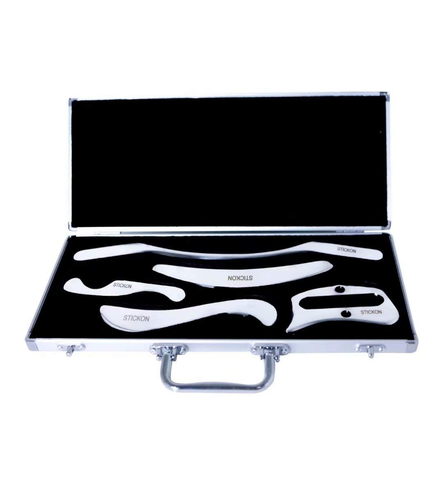 STICKON Stainless Steel Gua Sha Scraping Massage Tool Set - Effective Soft Tissue Mobilization Tool - Buy Online on GoSupps.com
