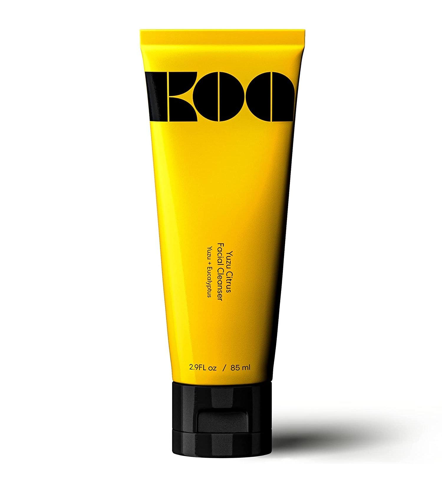 Koa Yuzu Facial Cleanser - Hawaiian Nourishing Ingredients - Gentle & Antioxidizing Formula - 2.9 oz - Buy Online on GoSupps.com