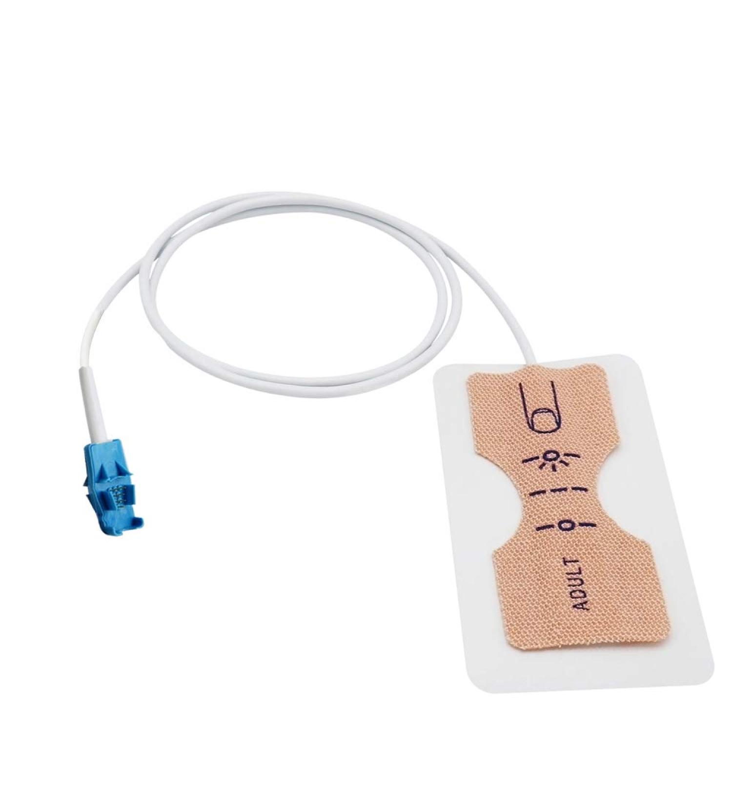 Nellcor N25 Disposable Spo2 Sensor for Neonates & Adults - 7 Pin Adhesive Foam - Pack of 12 | International Shipping Available - Buy Online on GoSupps.com
