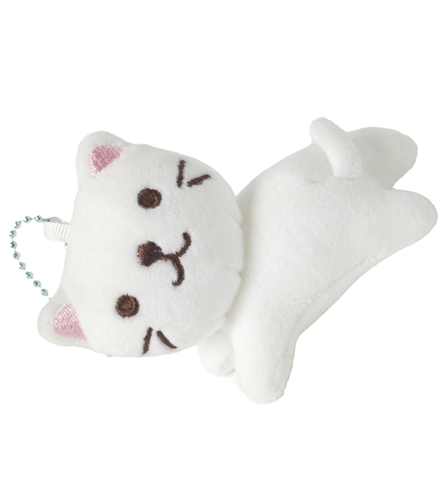 Buy Cuddly Toy Key Pendant - Soft Plush Mini Cat Doll | Cartoon Anime Key Ring - International Shipping Available - Buy Online on GoSupps.com